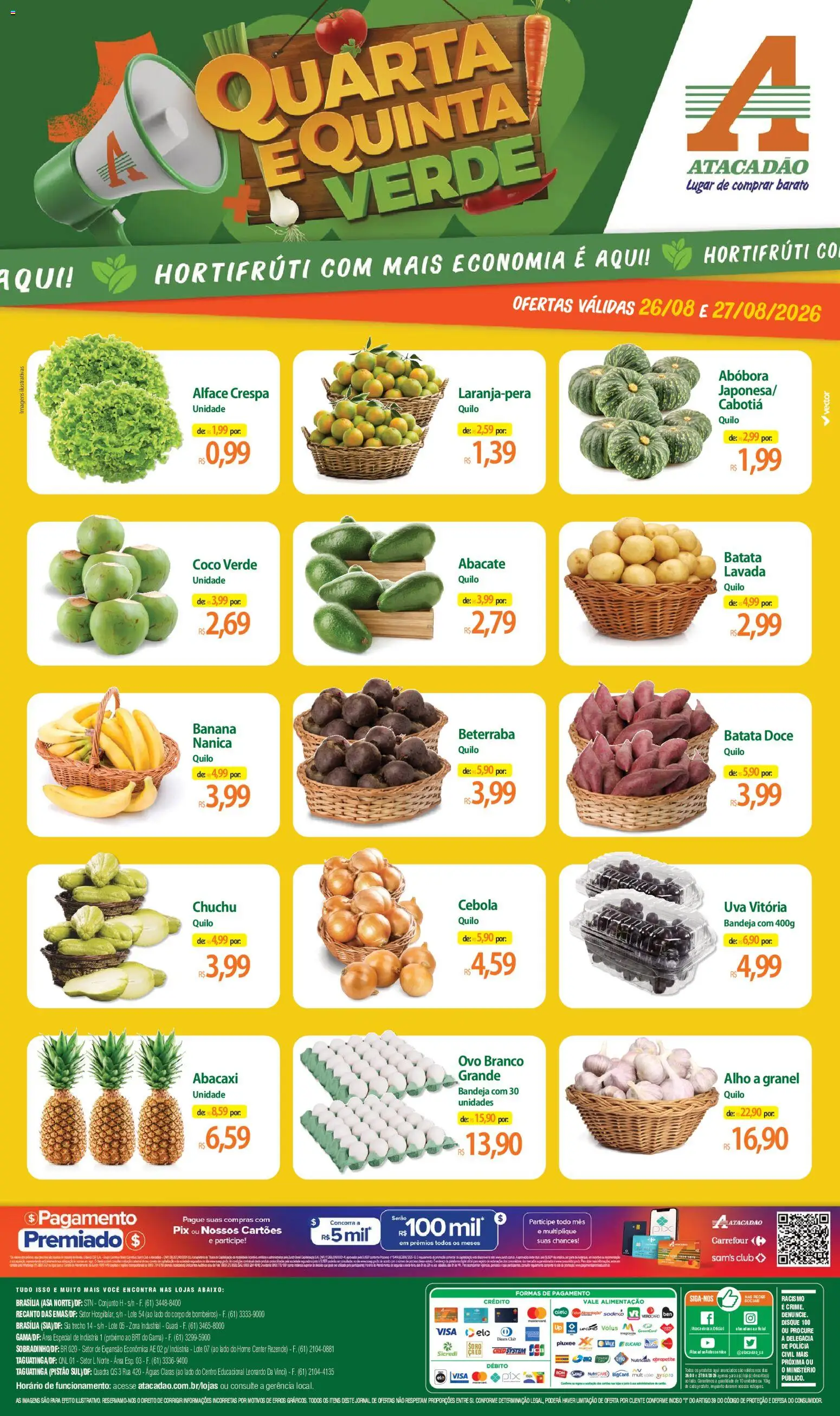 Pré-Visualização do folheto "Atacadão ofertas - DF" da loja Atacadão válido a partir de 26/08/2026