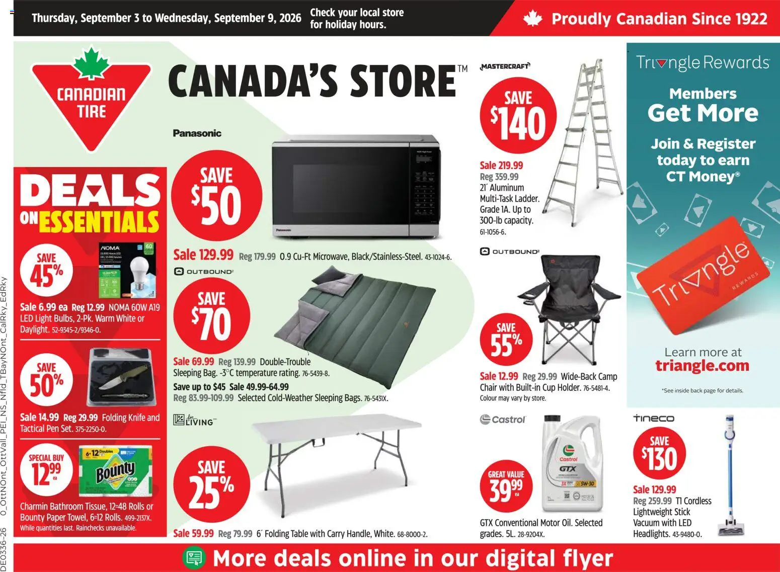Preview of leaflet Canadian Tire weekly flyer from shop Canadian Tire is valid from Sep 03, 2026