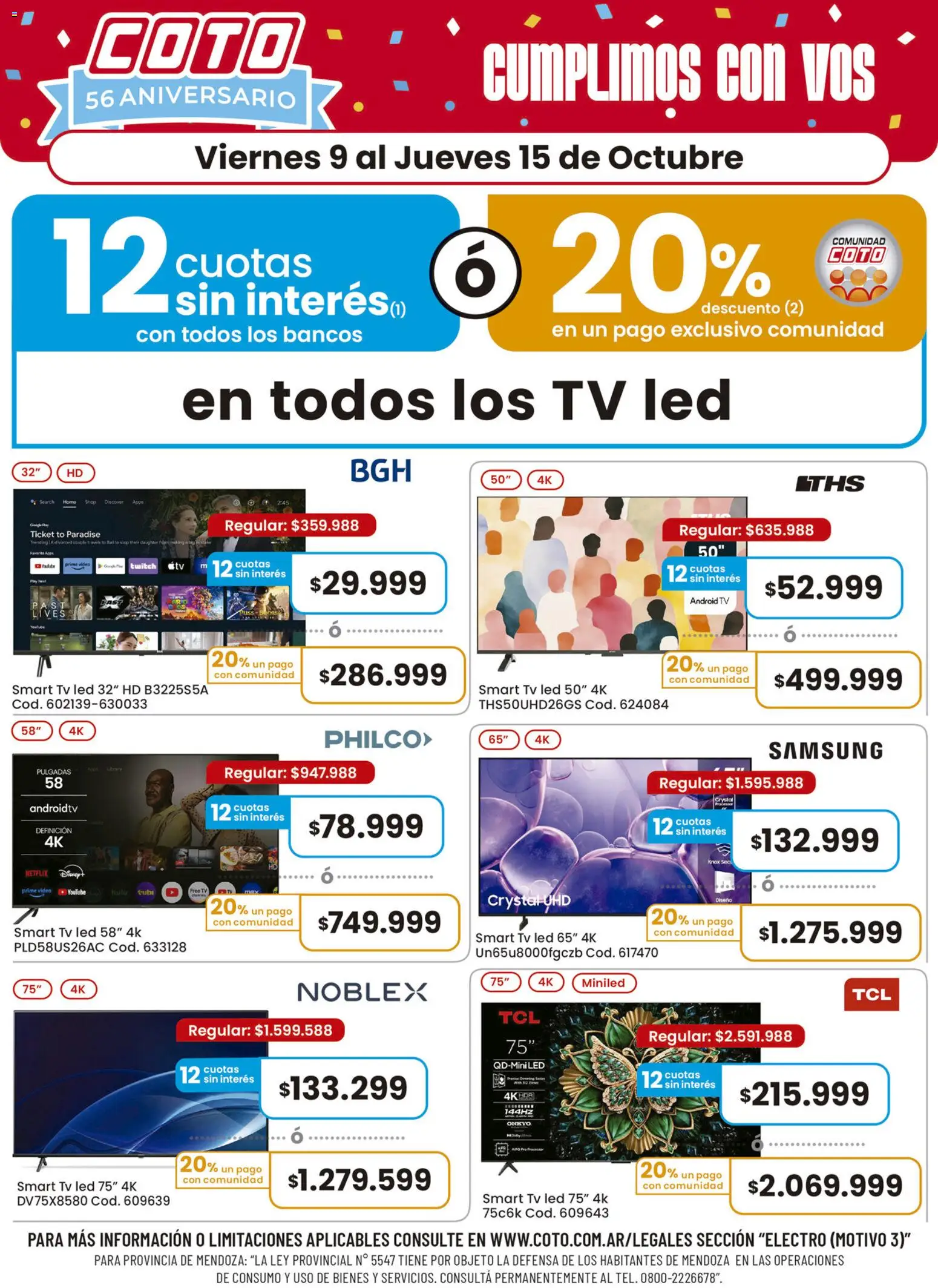 Vista previa del folleto de la tienda Coto válido desde el 09/10/2026 
