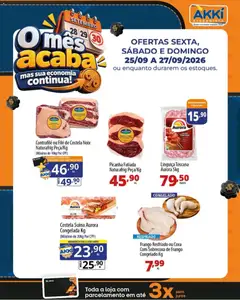 Pré-Visualização do folheto "Akki Atacadista - Ofertas da semana" da loja Akki Atacadista válido a partir de 25/09/2026