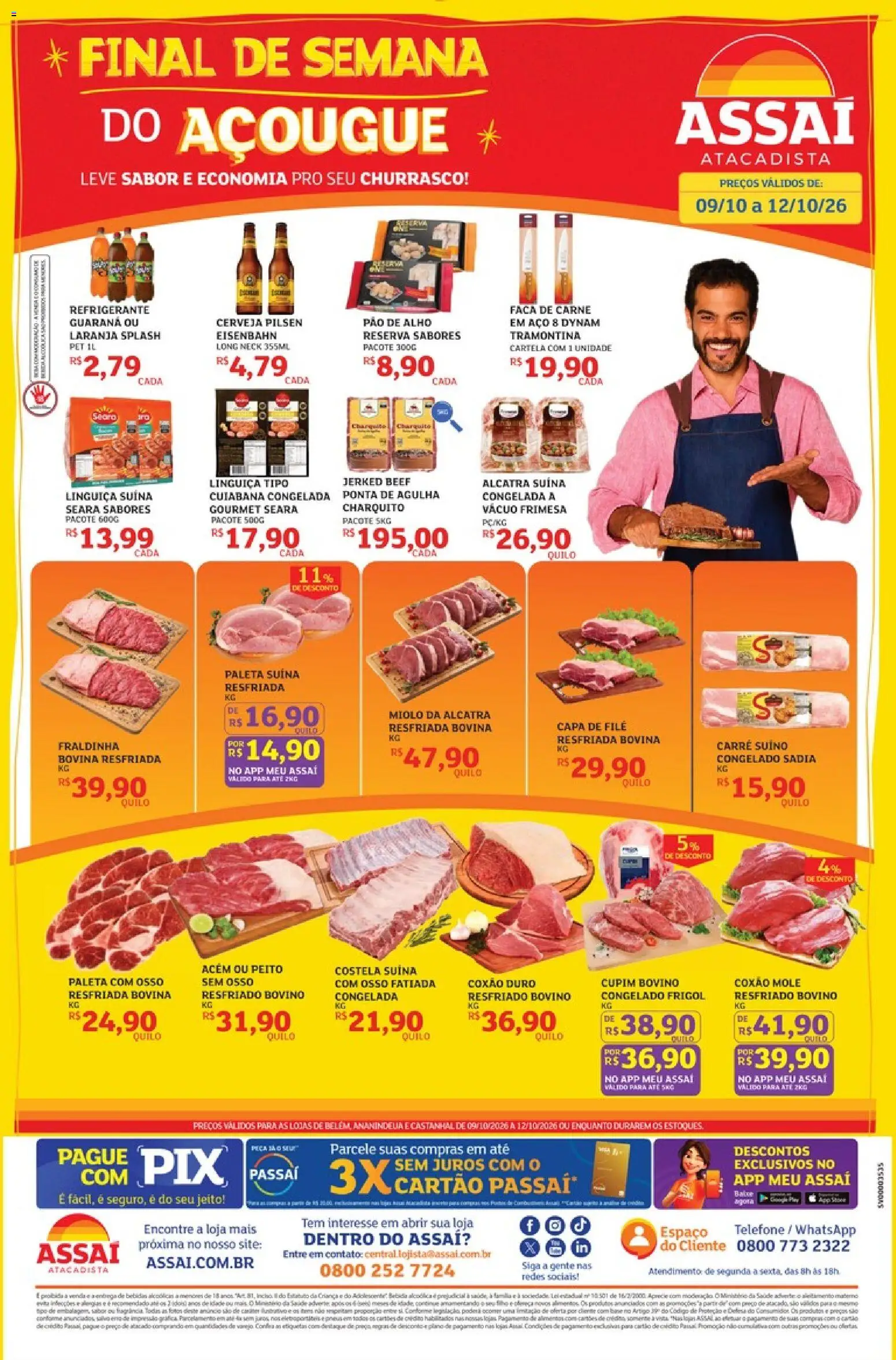 Pré-Visualização do folheto "Assaí Atacadista ofertas - PA" da loja Assaí Atacadista válido a partir de 09/10/2026