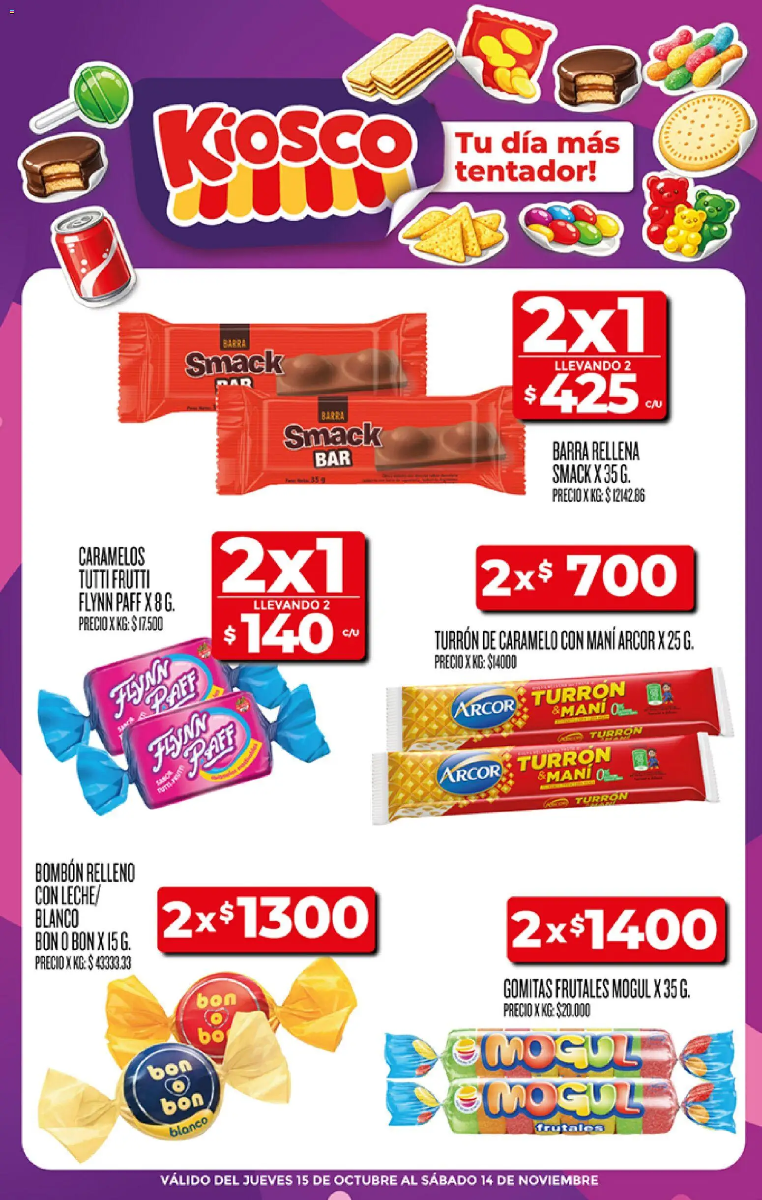 Vista previa del folleto de la tienda Dia válido desde el 15/09/2026 - Chocolate, Frutilla, Leche, Mani, Turrón