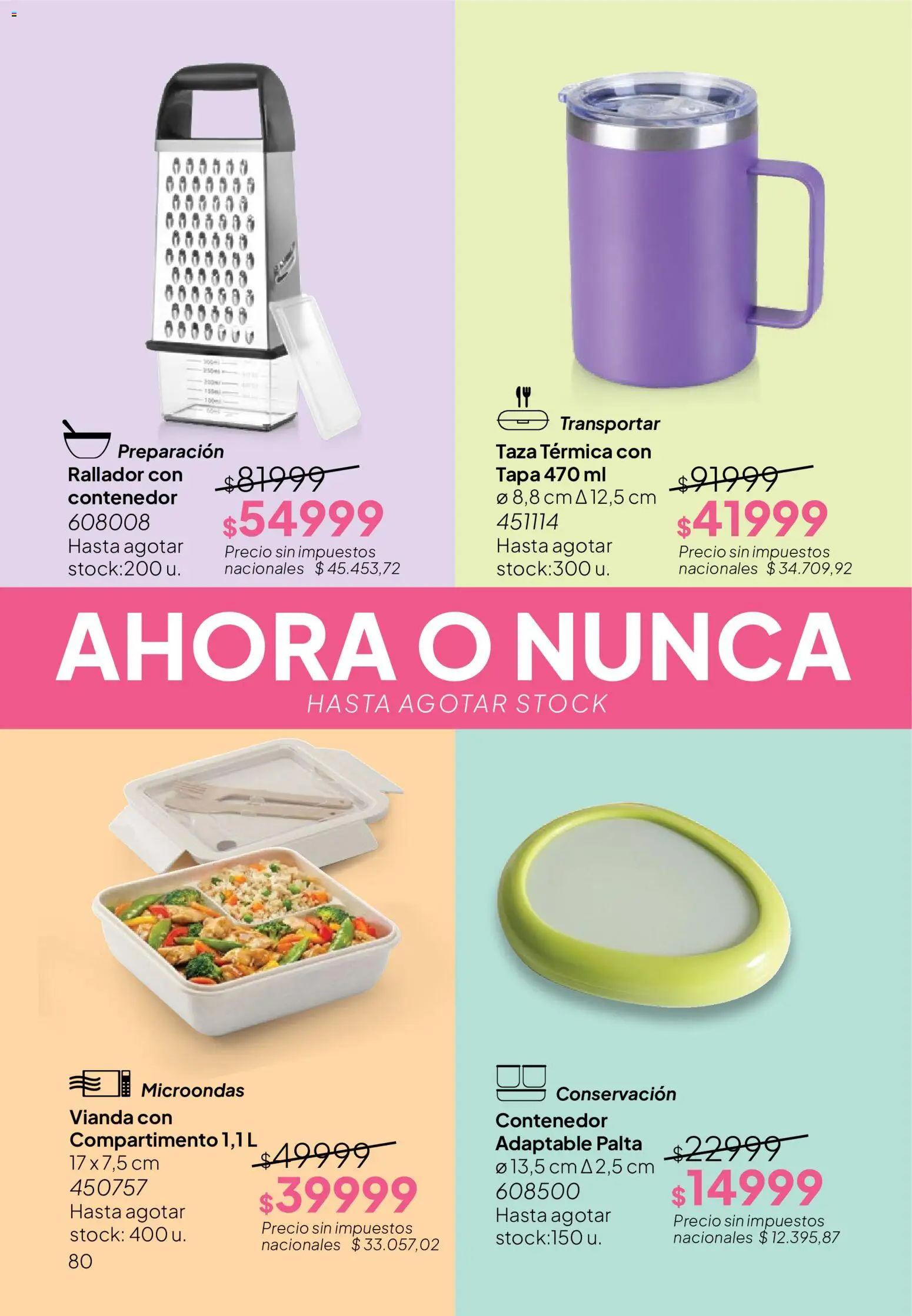 Vista previa del folleto de la tienda Tupperware válido desde el 04/08/2026 