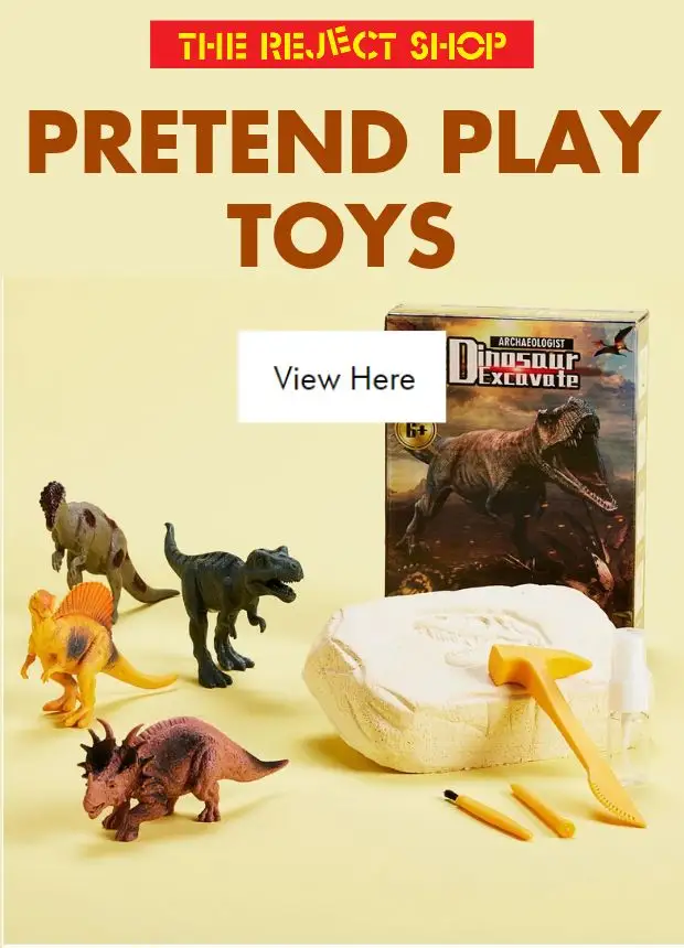 Preview of catalogue The Reject Shop Catalogue - Pretend Play Toys from shop The Reject Shop valid 16/10/2026