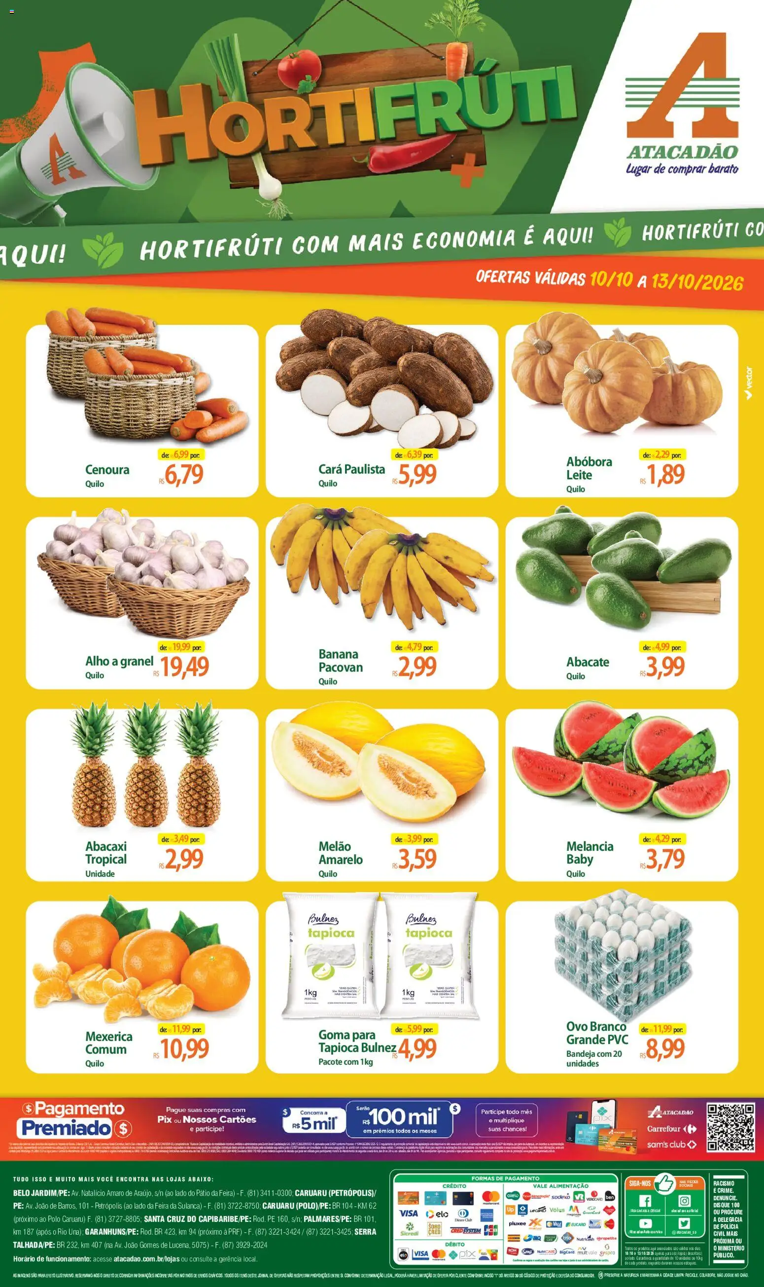 Pré-Visualização do folheto "Atacadão ofertas - PE" da loja Atacadão válido a partir de 10/10/2026