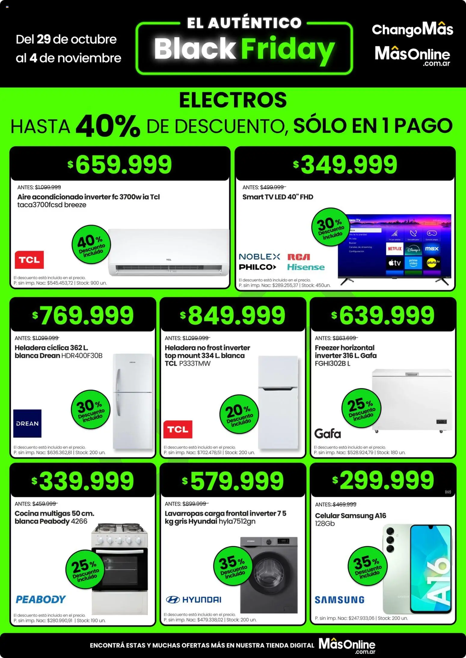 Vista previa del folleto de la tienda Changomas válido desde el 29/10/2026 
