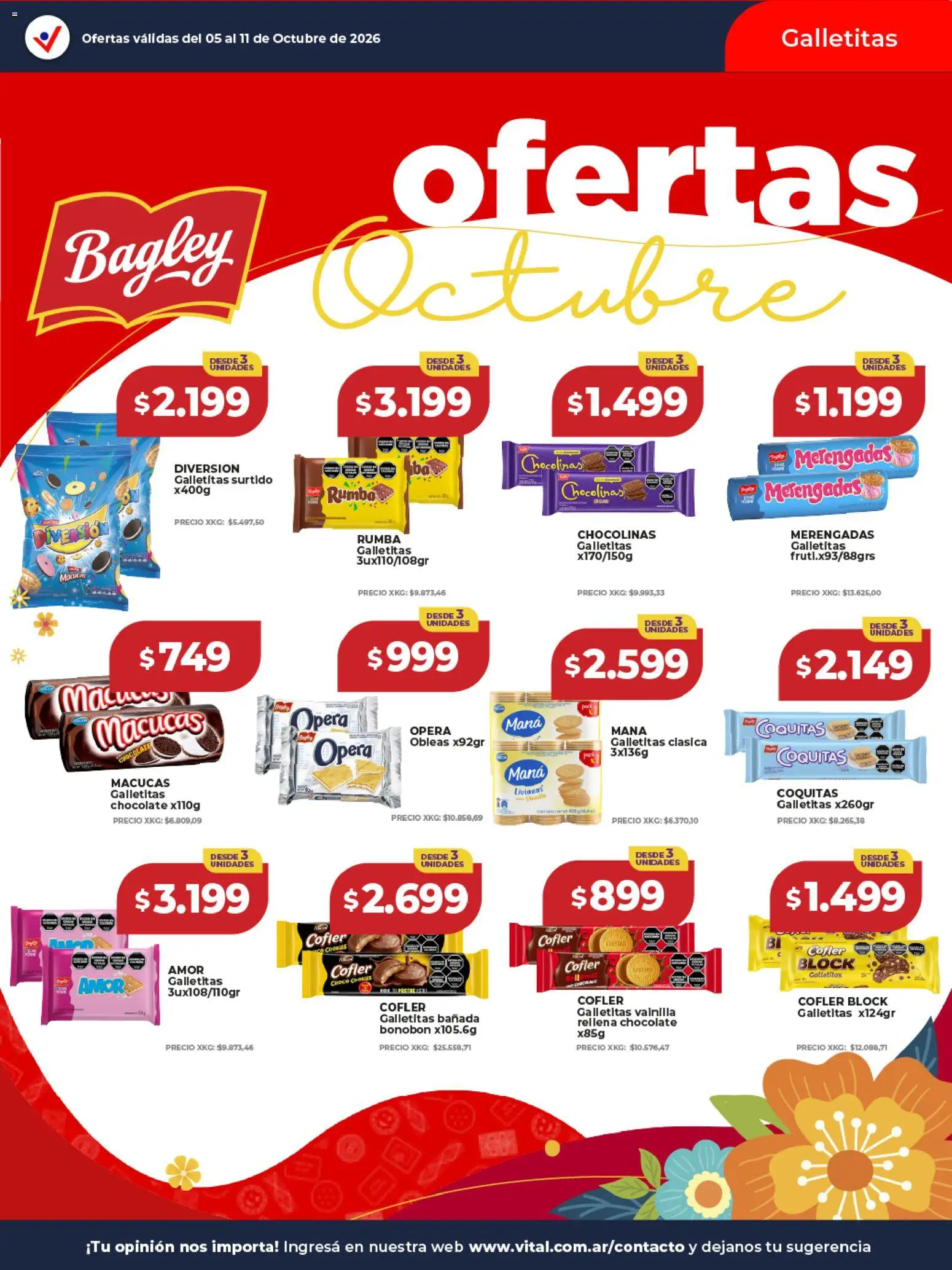Vista previa del folleto de la tienda Vital válido desde el 05/10/2026 