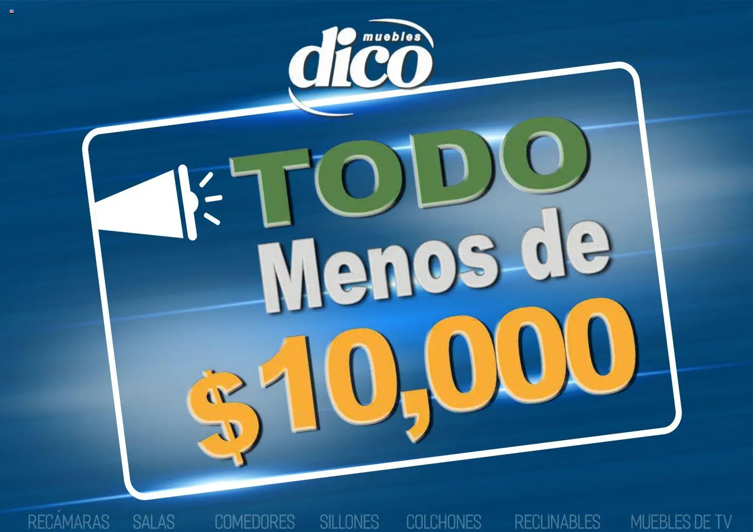 Vista previa las ofertas de la tienda Muebles Dico - Muebles Dico catálogo Todo menos de 10000 Pacifico desde el 09/04/2026 