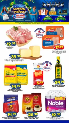 Pré-Visualização do folheto "Bramil Supermercados ofertas do Dia" da loja Bramil Supermercados válido a partir de 25/05/2026