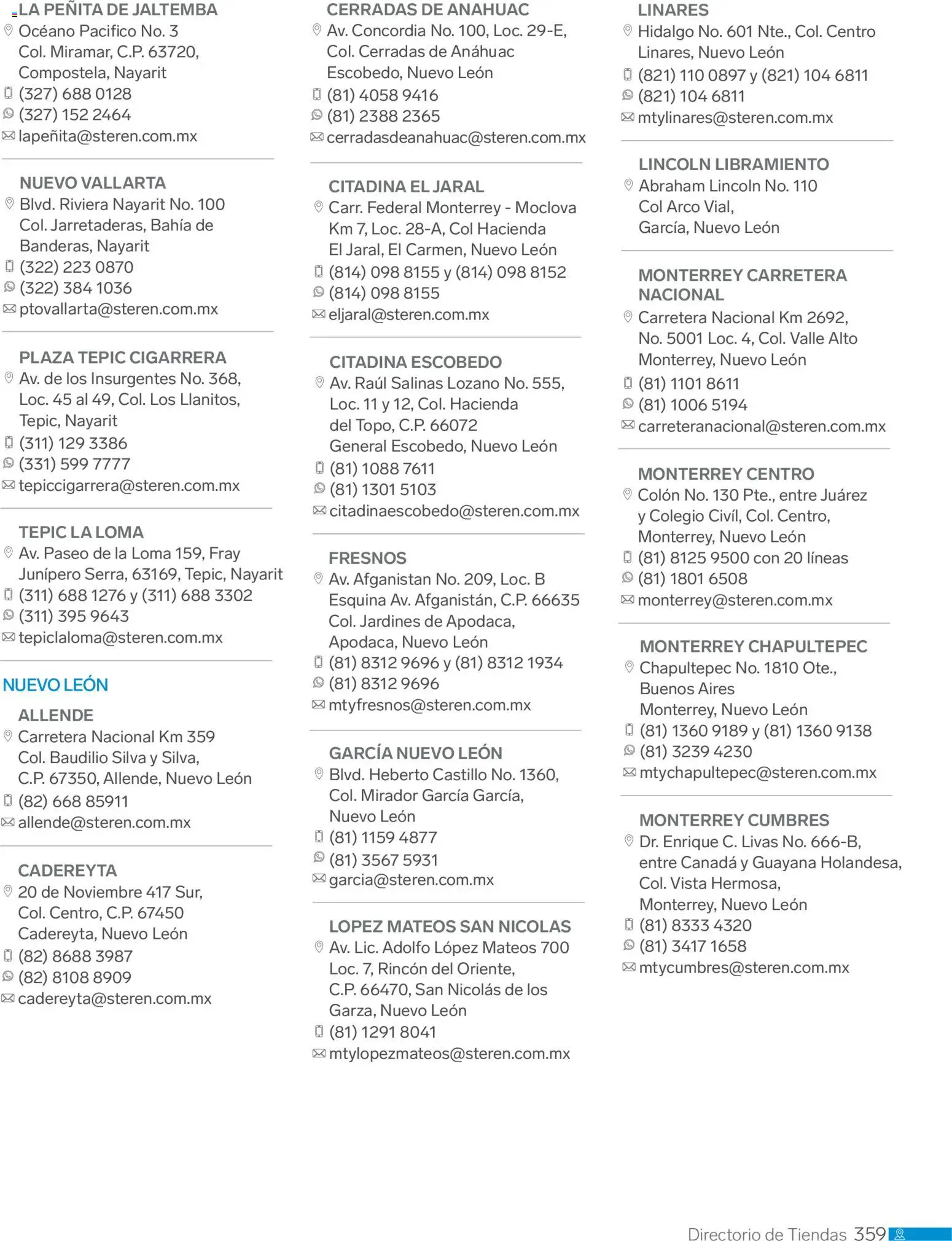 Vista previa las ofertas de la tienda Steren - Catálogo desde el 01/01/2026 