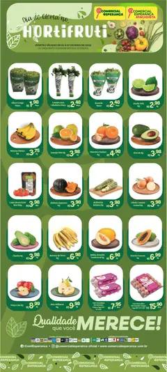 Pré-Visualização do folheto "Comercial Esperança ofertas Hortifruti" da loja Comercial Esperança válido a partir de 05/05/2026