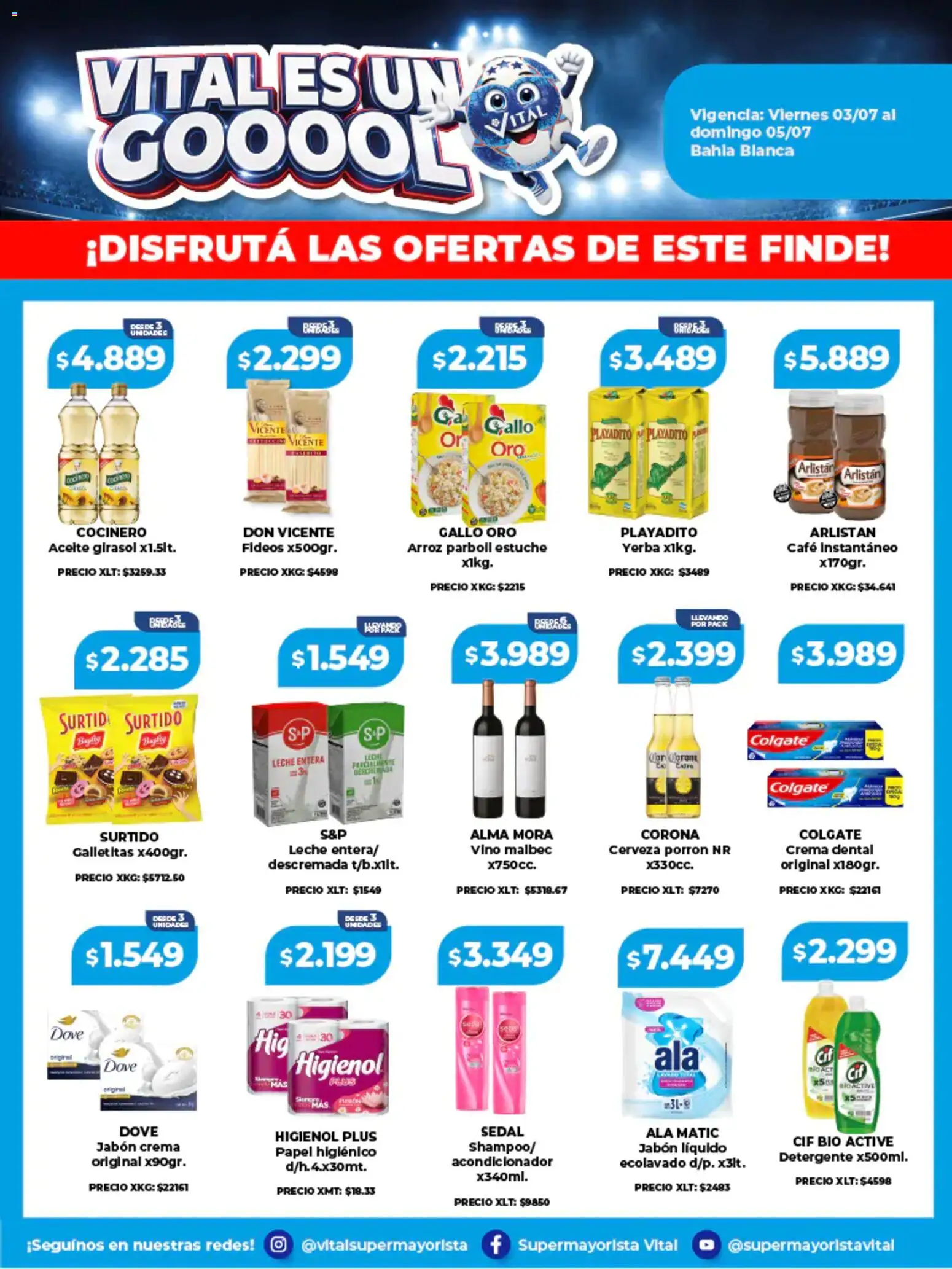 Vista previa del folleto de la tienda Vital válido desde el 03/07/2026 