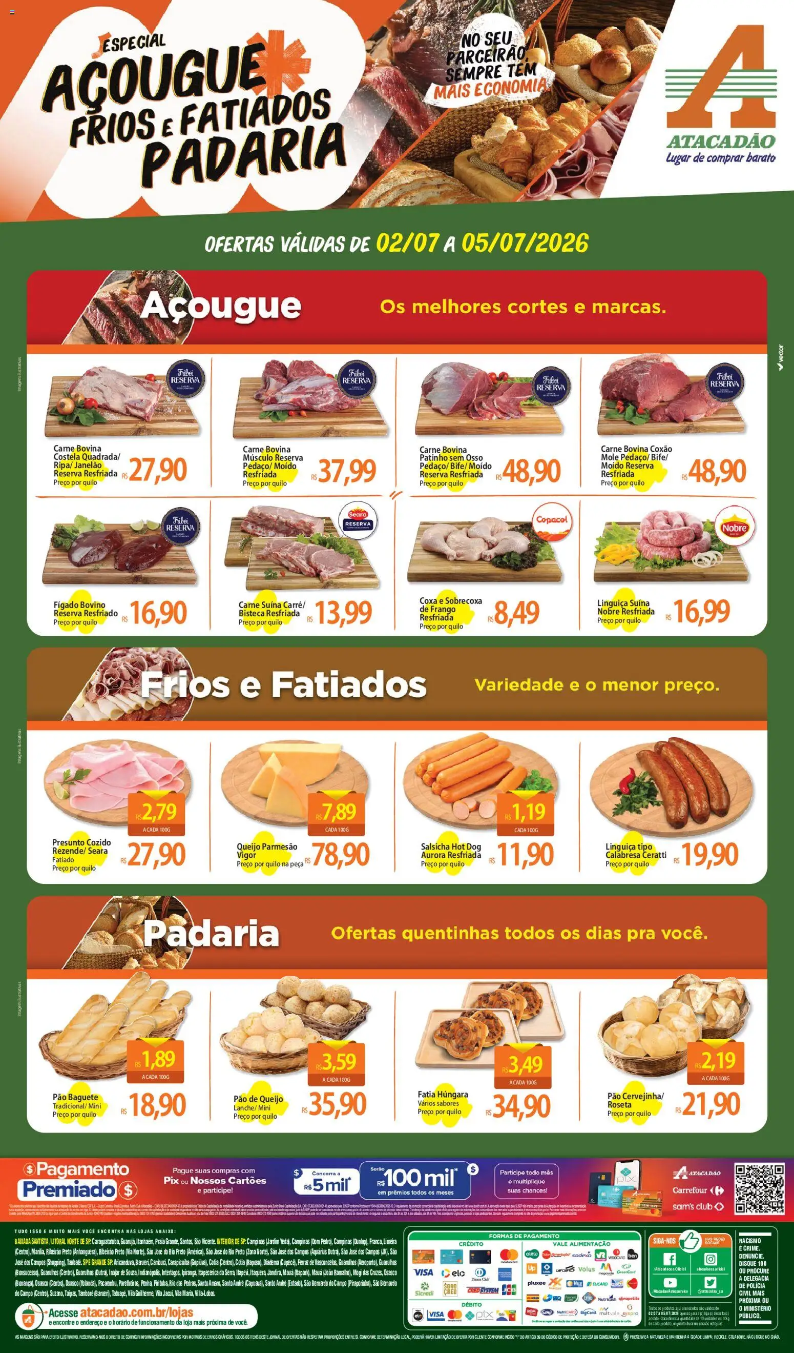 Pré-Visualização do folheto "Atacadão ofertas - SP" da loja Atacadão válido a partir de 02/07/2026