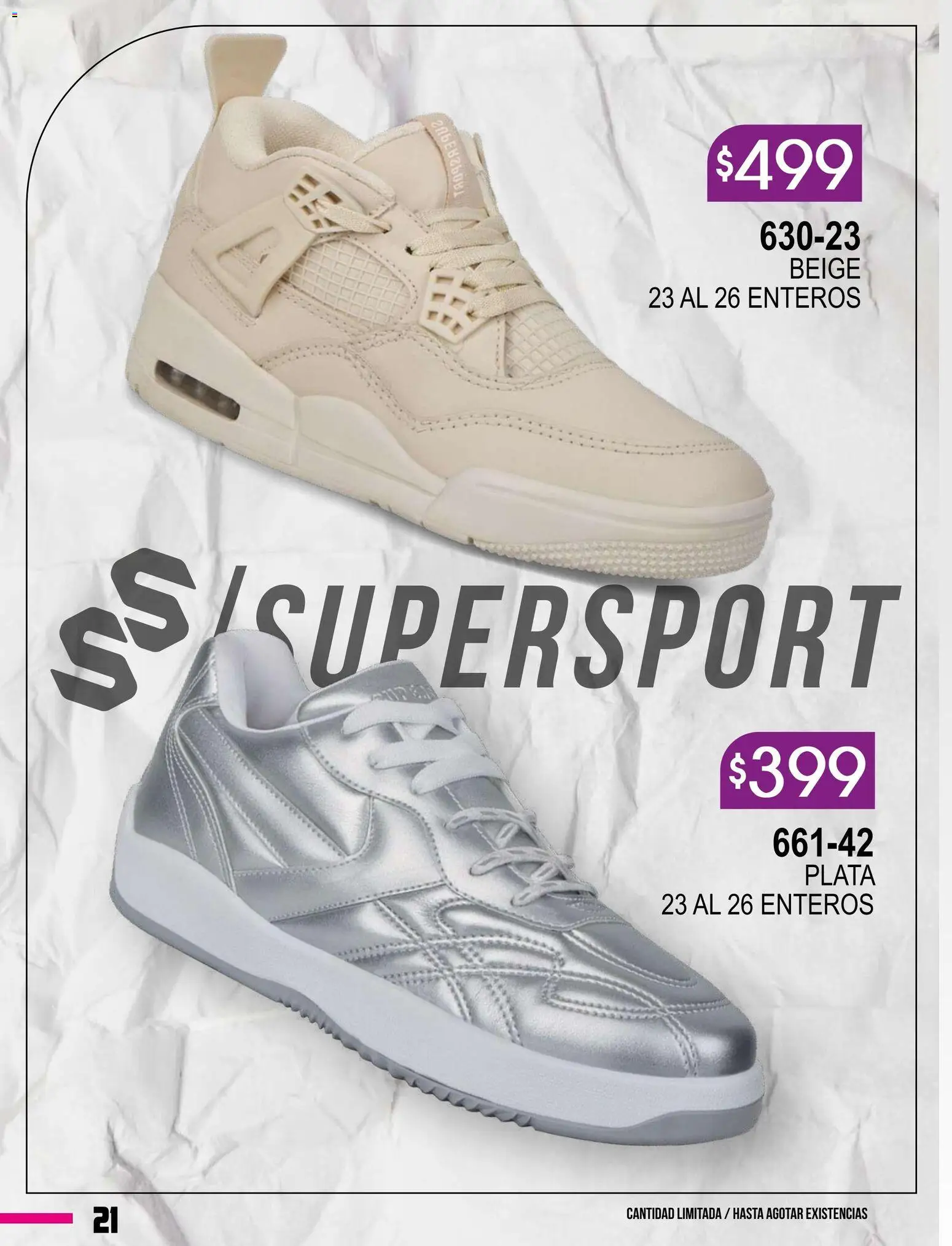 Vista previa las ofertas de la tienda Cklass - Catálogo Especial Supersport Caballero desde el 08/01/2026 