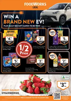 Preview of catalogue Foodworks catalogue VIC from shop Foodworks valid 12/08/2026