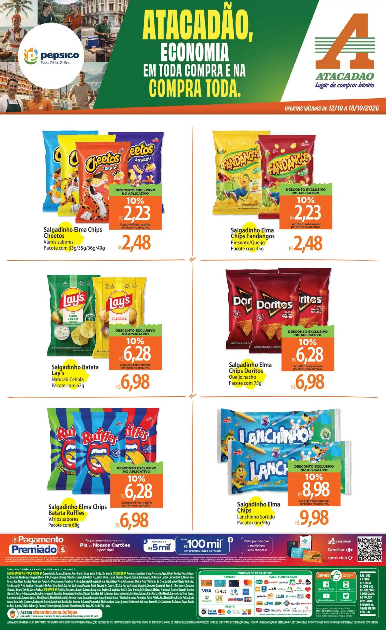 Pré-Visualização do folheto "Atacadão ofertas - SP" da loja Atacadão válido a partir de 12/10/2026