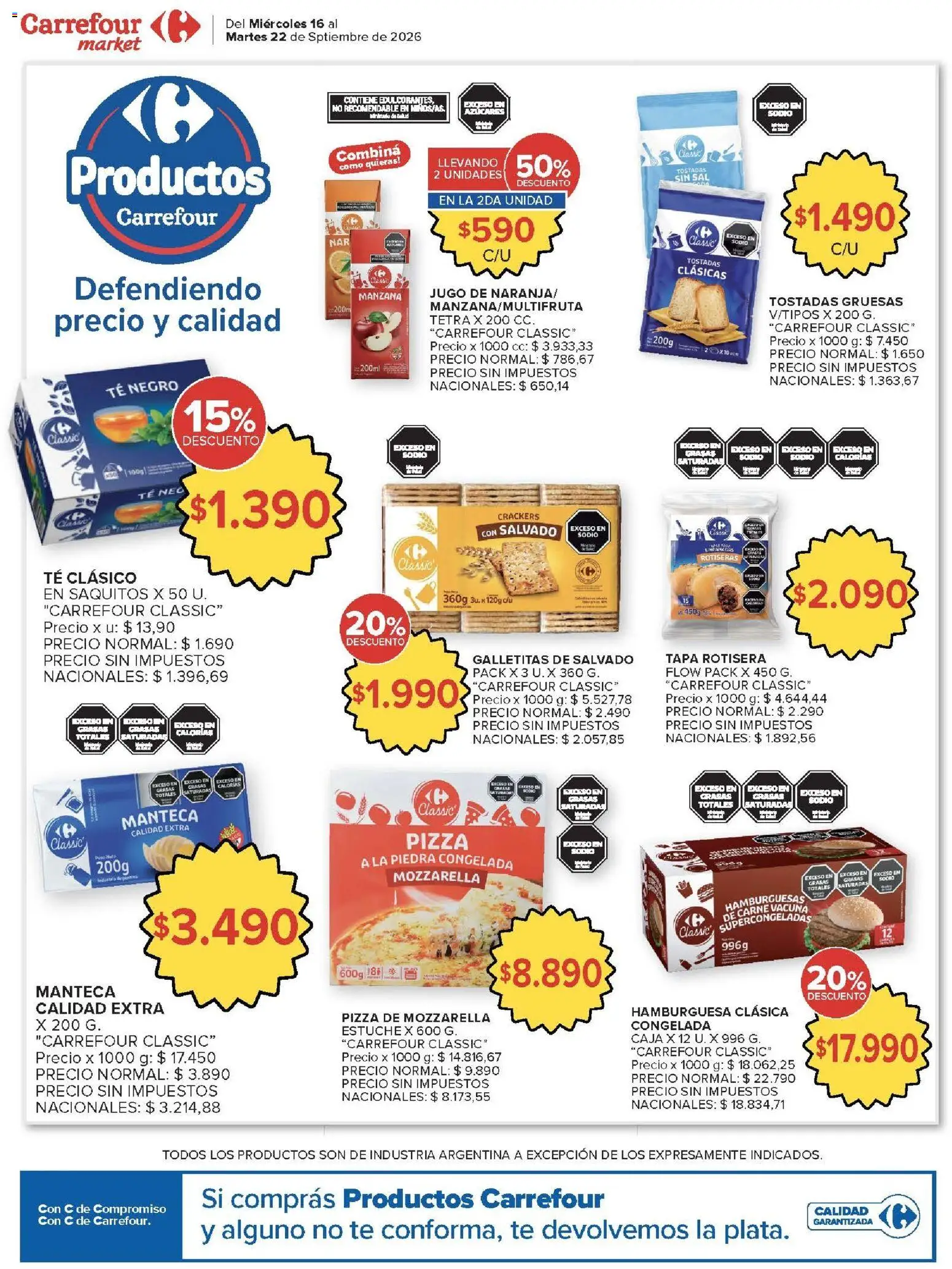 Vista previa del folleto de la tienda Carrefour válido desde el 16/09/2026 