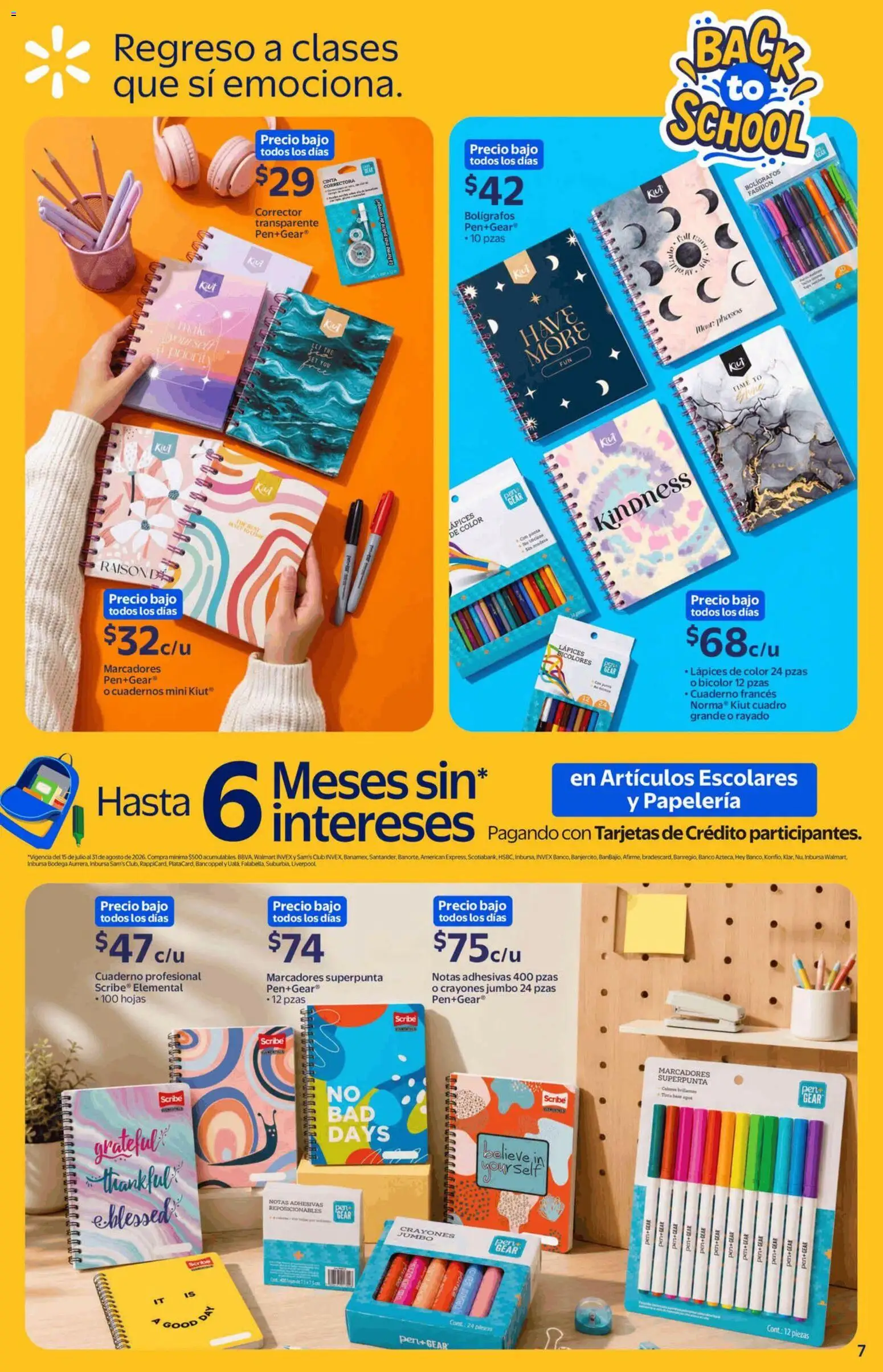 Vista previa las ofertas de la tienda Walmart - Walmart folleto Back to School desde el 13/08/2026 