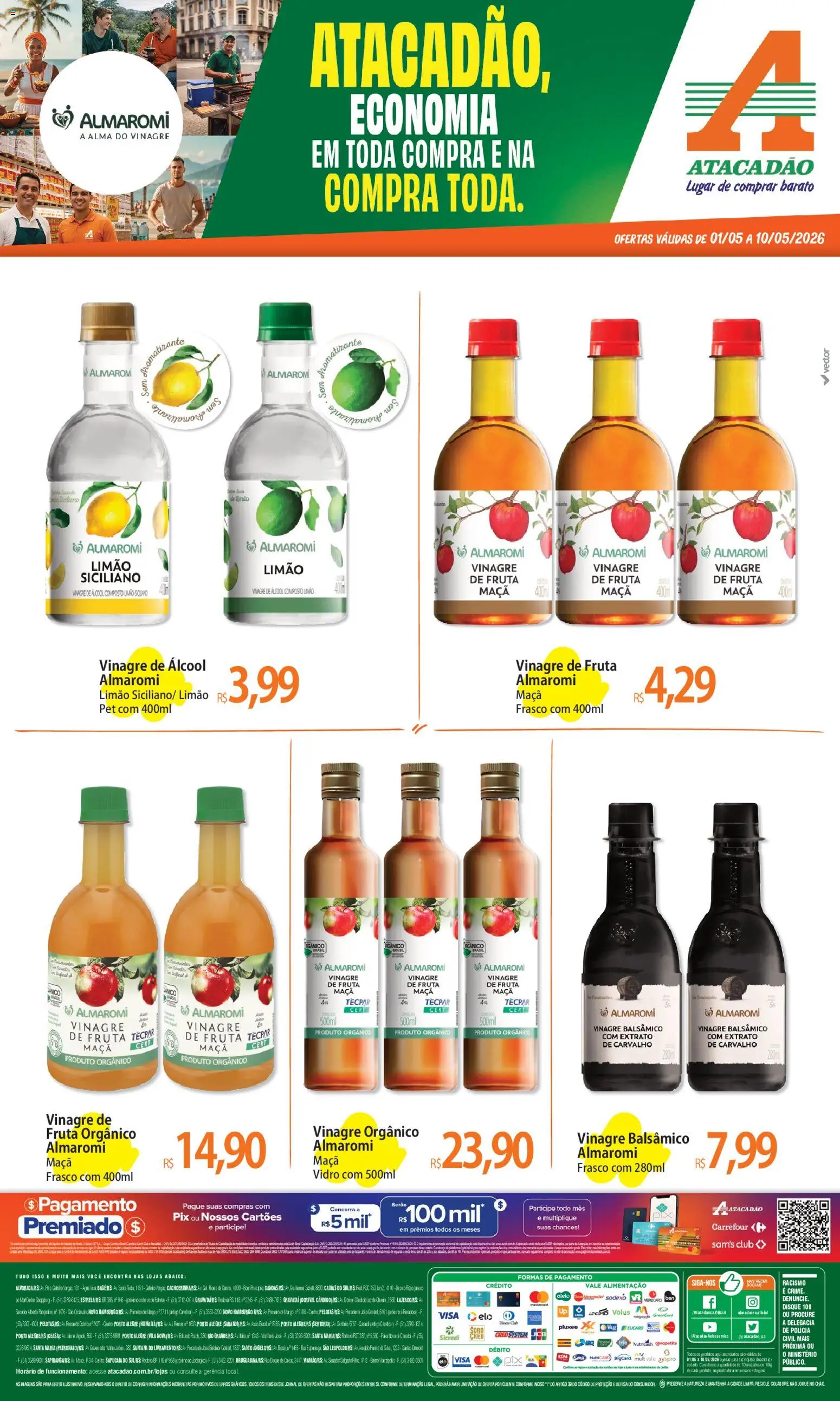 Pré-Visualização do folheto "Atacadão ofertas - RS" da loja Atacadão válido a partir de 01/05/2026
