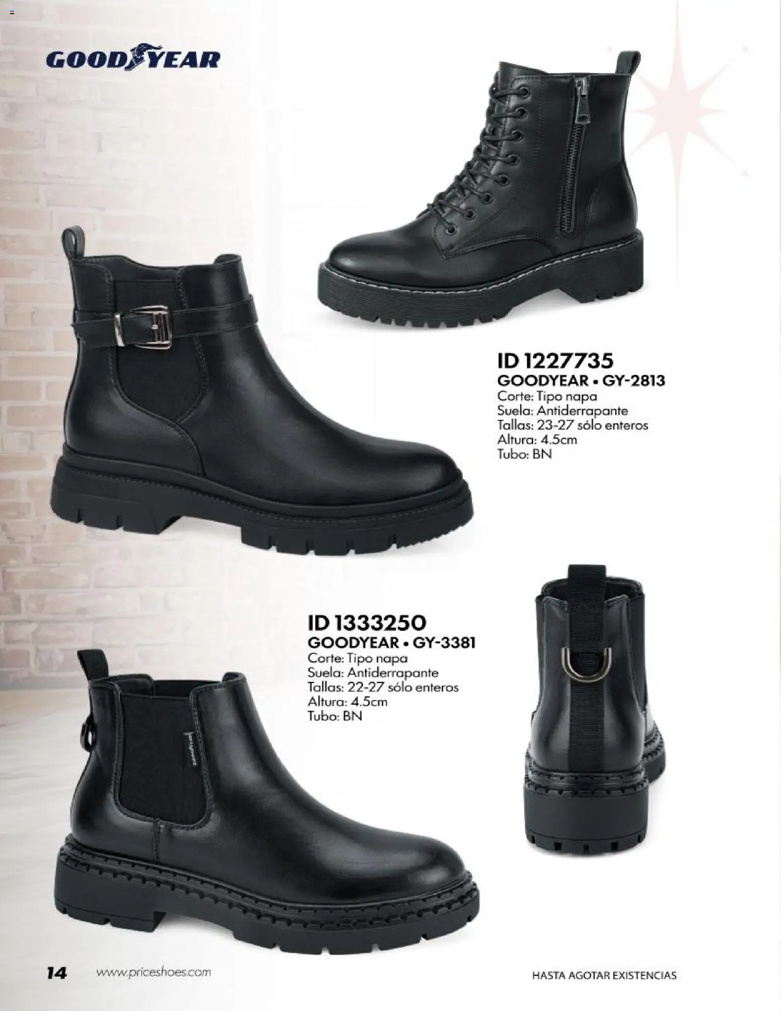 Vista previa las ofertas de la tienda Price Shoes - Price Shoes catálogo Good Year desde el 20/10/2026 