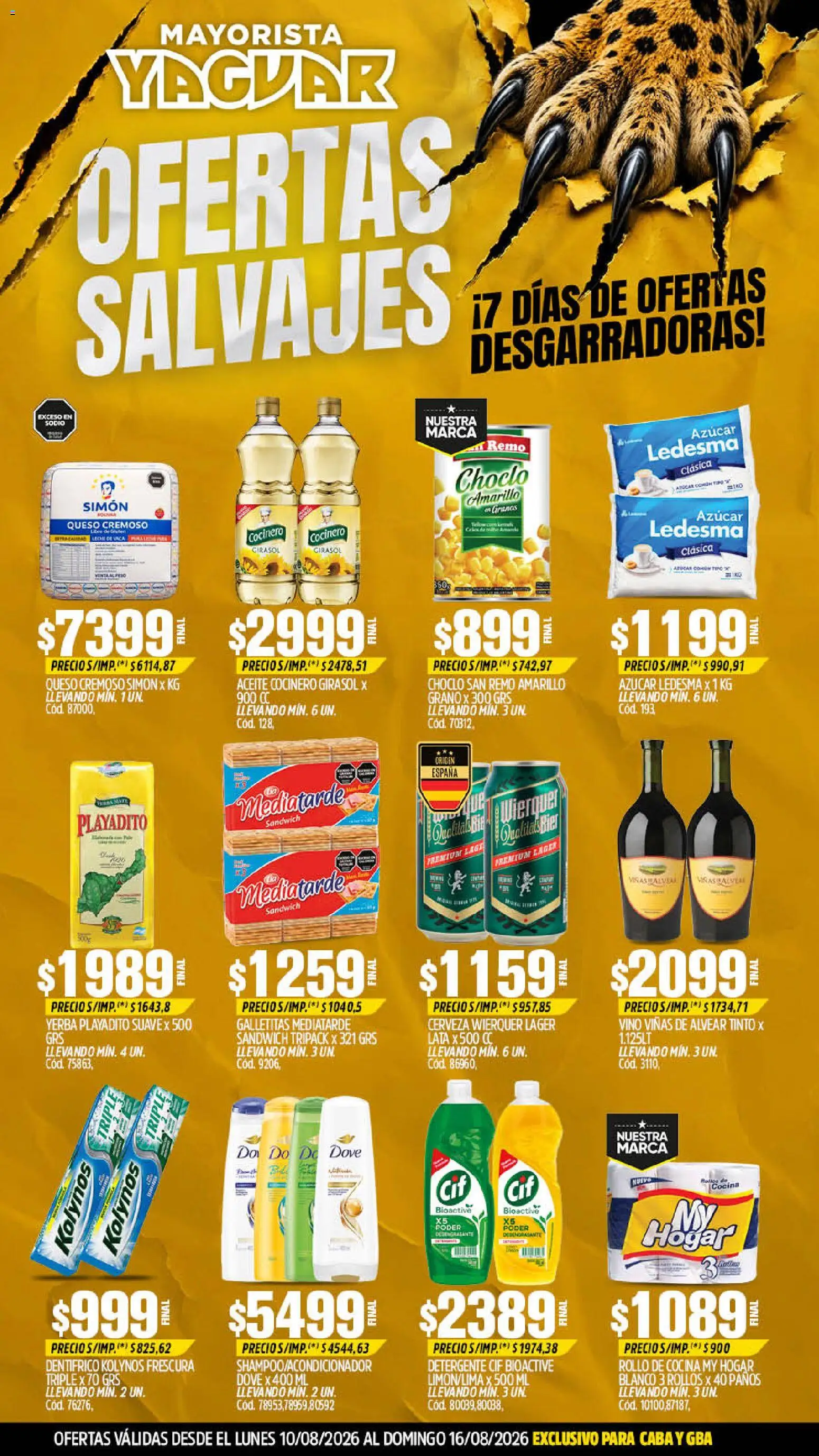 Vista previa del folleto de la tienda Yaguar válido desde el 10/08/2026 
