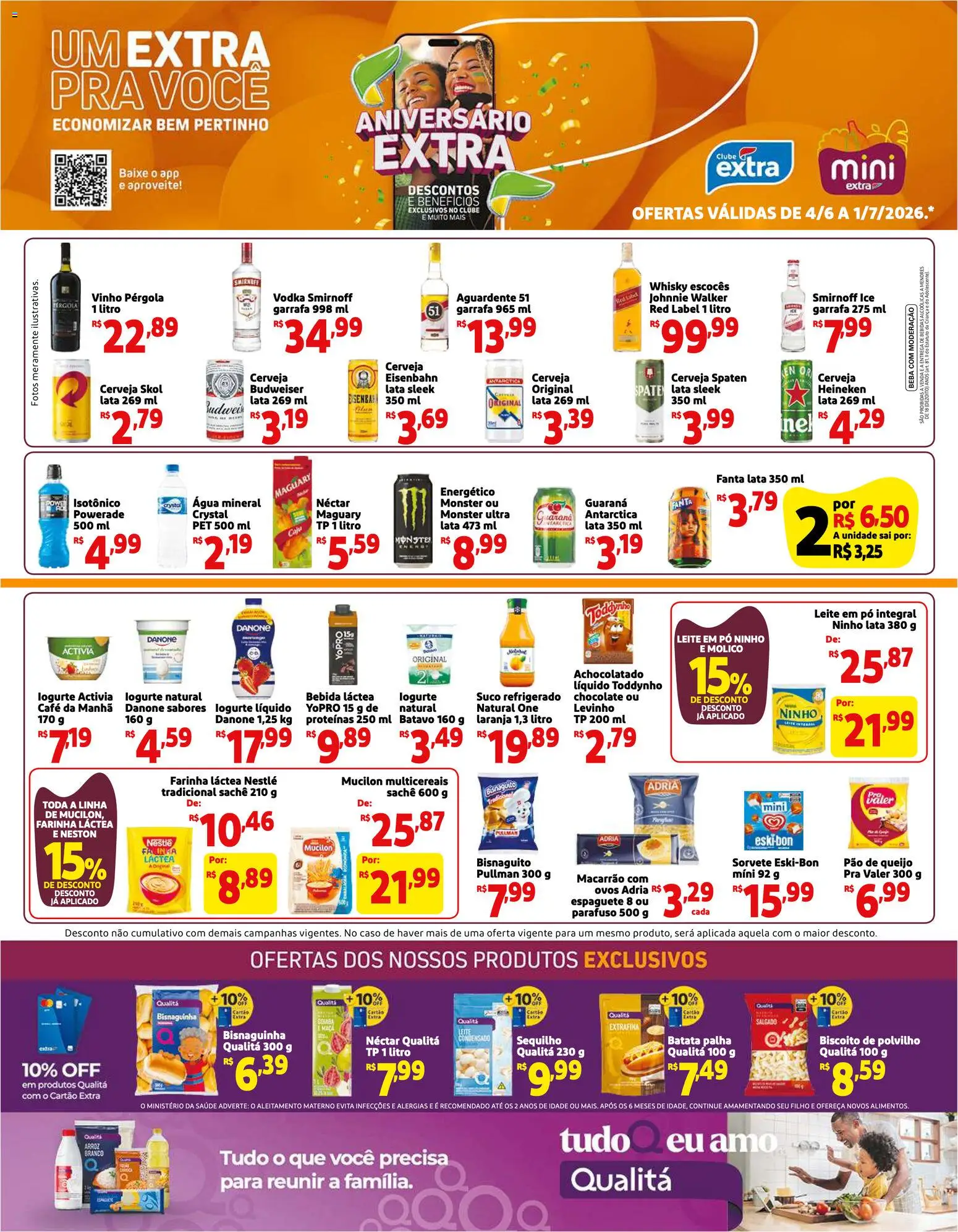 Pré-Visualização do folheto "Mini Extra ofertas Mensal" da loja Mini Extra válido a partir de 04/06/2026