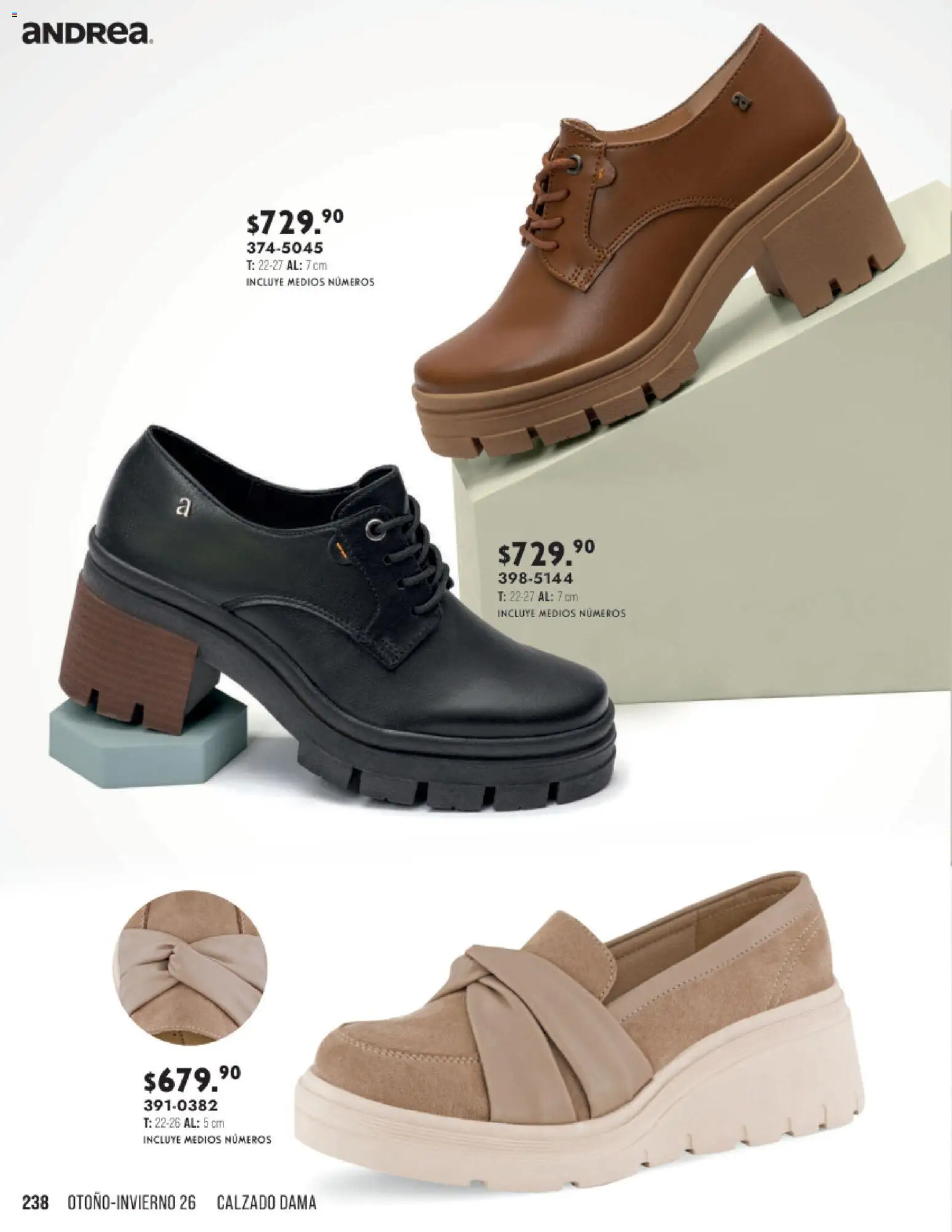 Vista previa las ofertas de la tienda Andrea - Andrea catálogo Otoño Invierno desde el 23/08/2026 