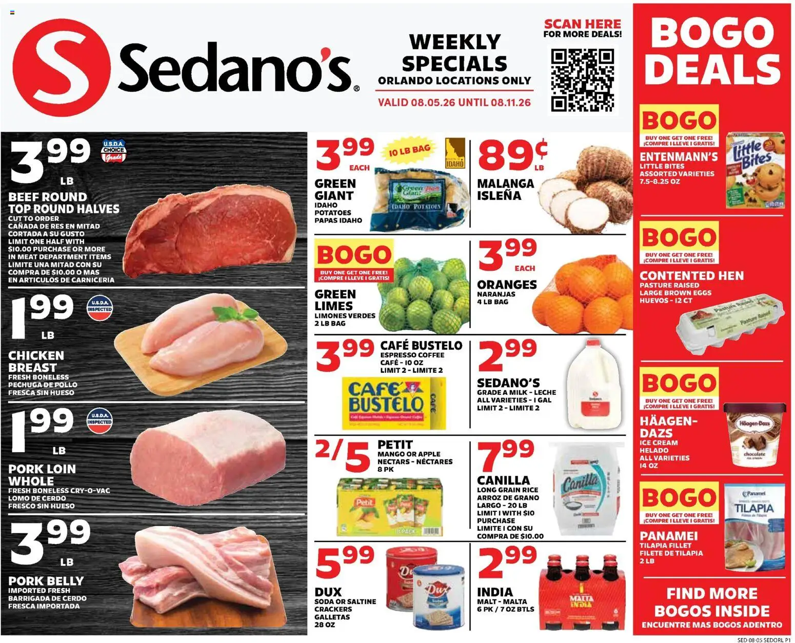 Ad Preview of Sedano's Sedano's Weekly Ad from 08/05/2026