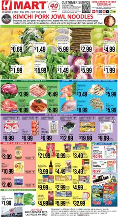Ad Preview of Hmart Hmart Weekly Ad - ENGLISH from 08/27/2026