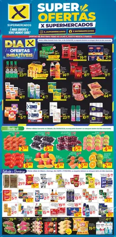Pré-Visualização do folheto "X Supermercados - Ofertas da semana" da loja X Supermercados válido a partir de 25/09/2026