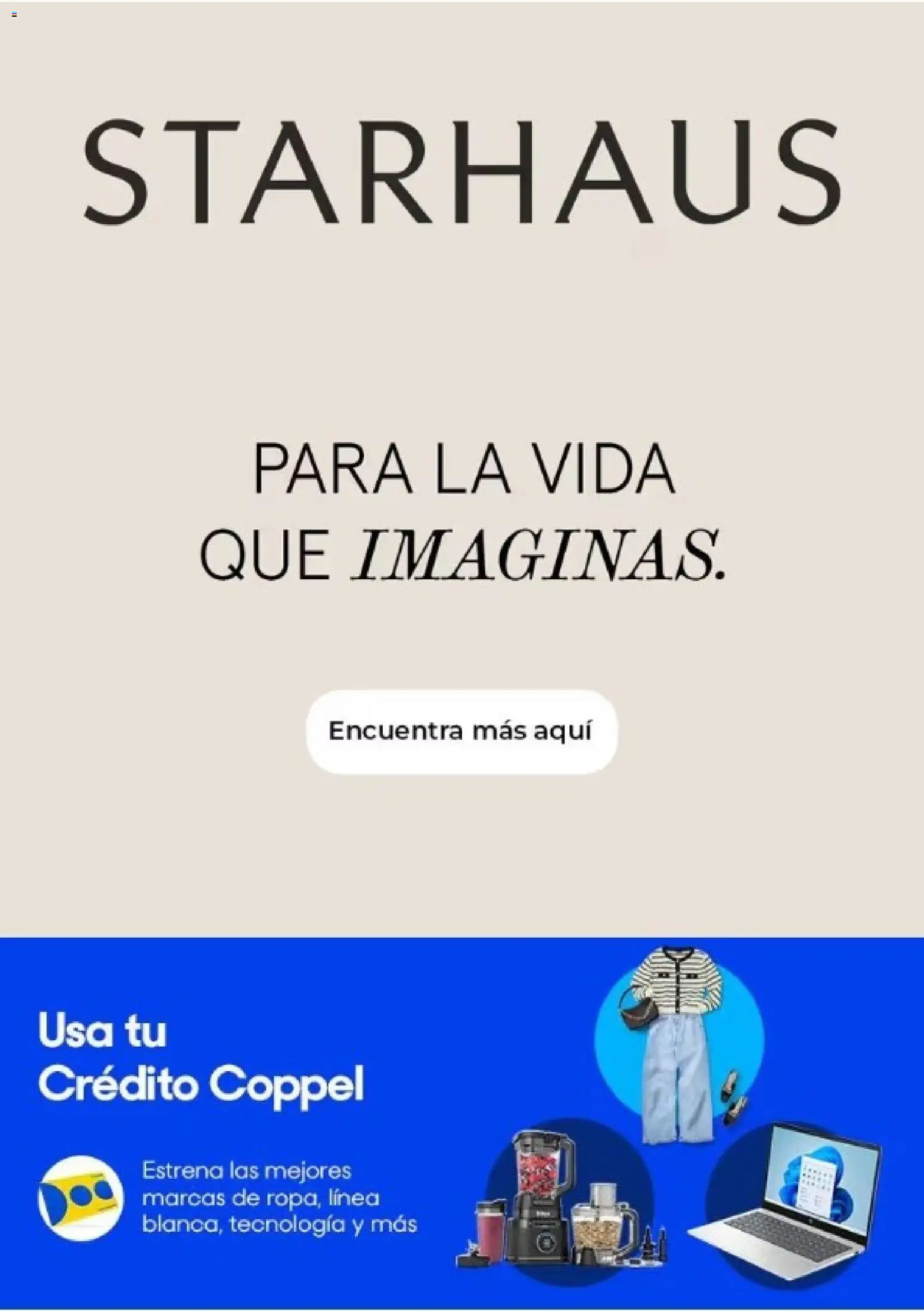 Vista previa las ofertas de la tienda Coppel - Coppel catálogo Starhaus Otoño Invierno desde el 17/08/2026 