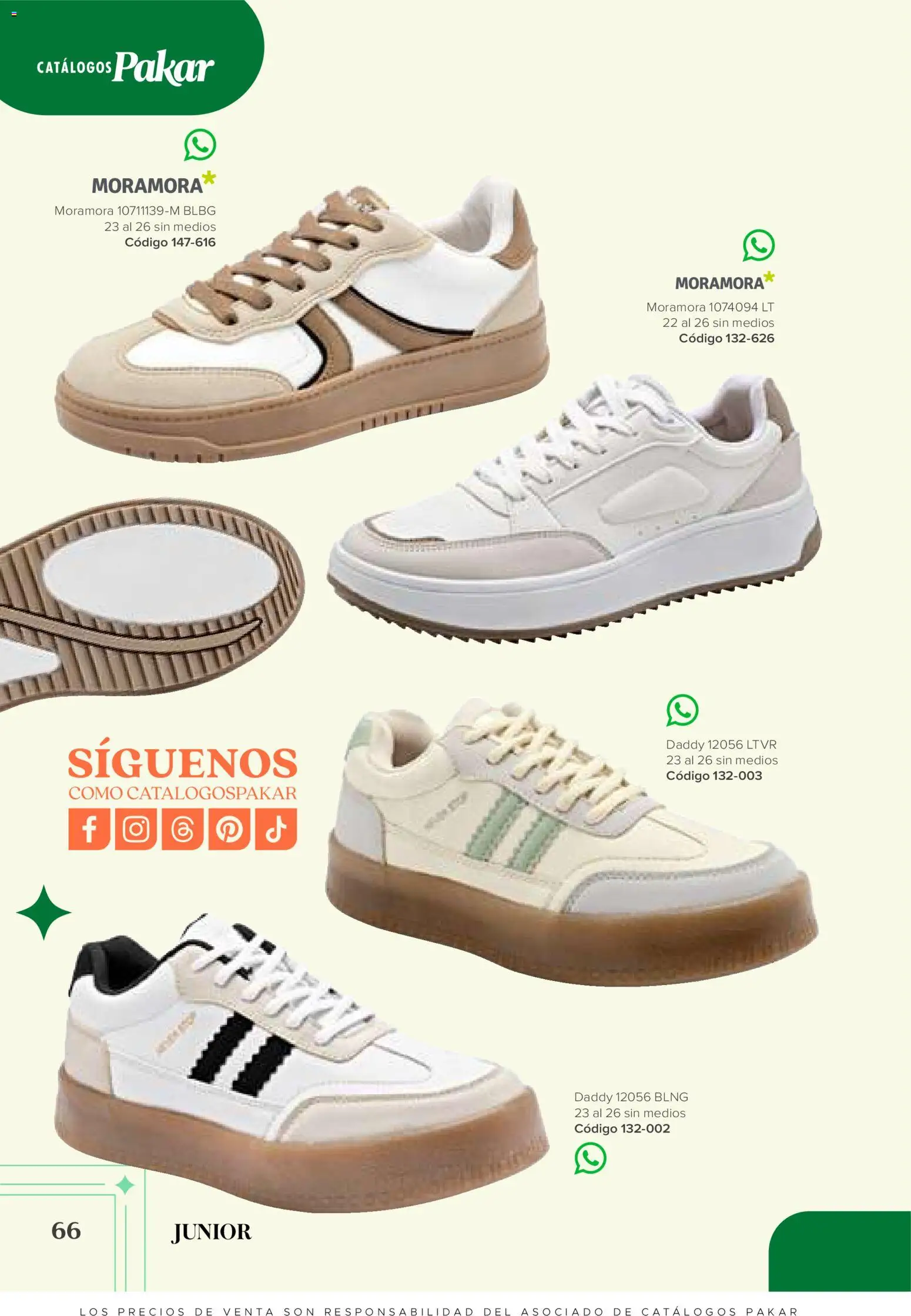 Vista previa las ofertas de la tienda SC Pakar - SC Pakar catálogo Junior desde el 31/07/2026 