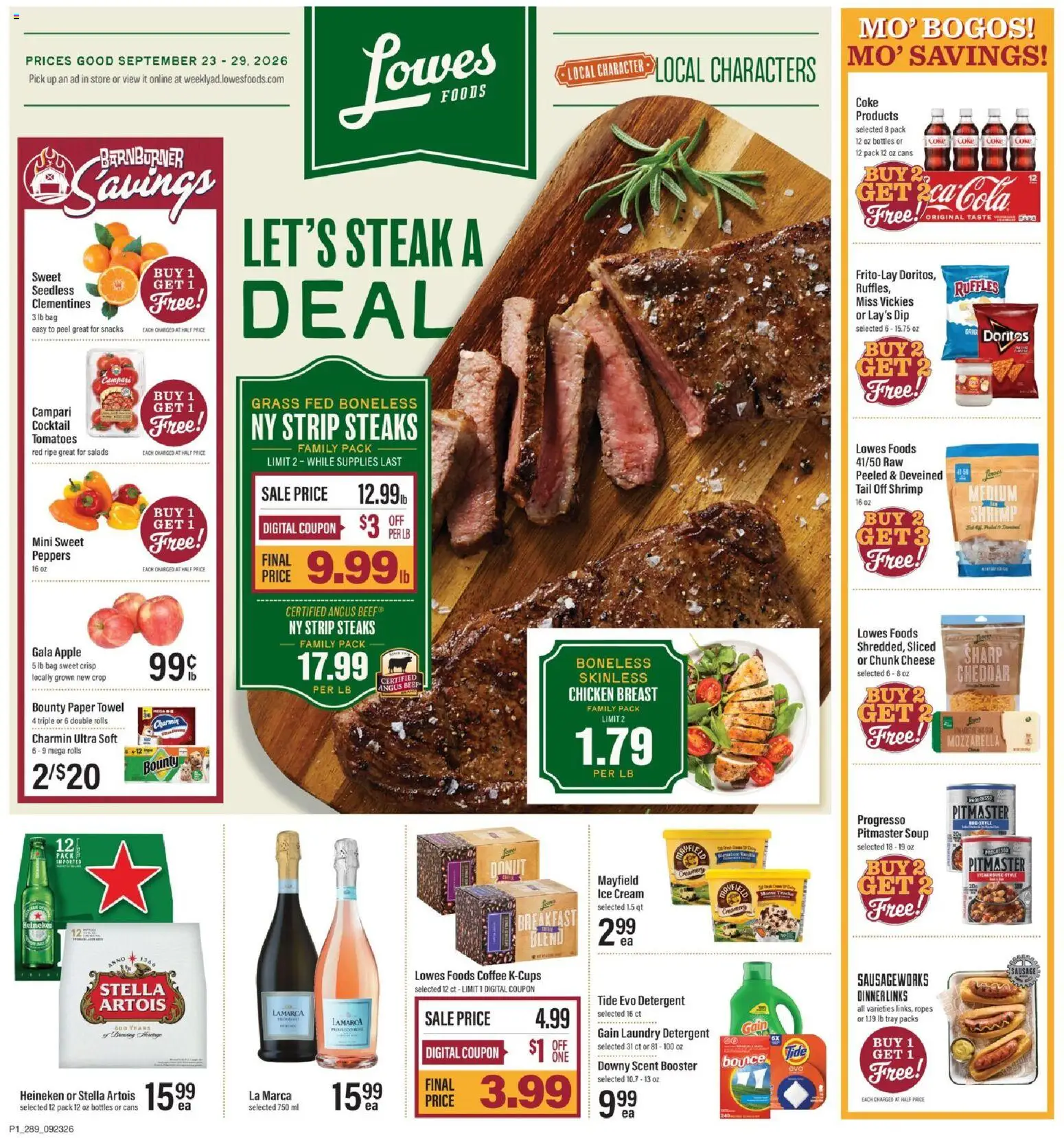 Ad Preview of Lowes Foods Lowes Foods Weekly Ad from 09/23/2026