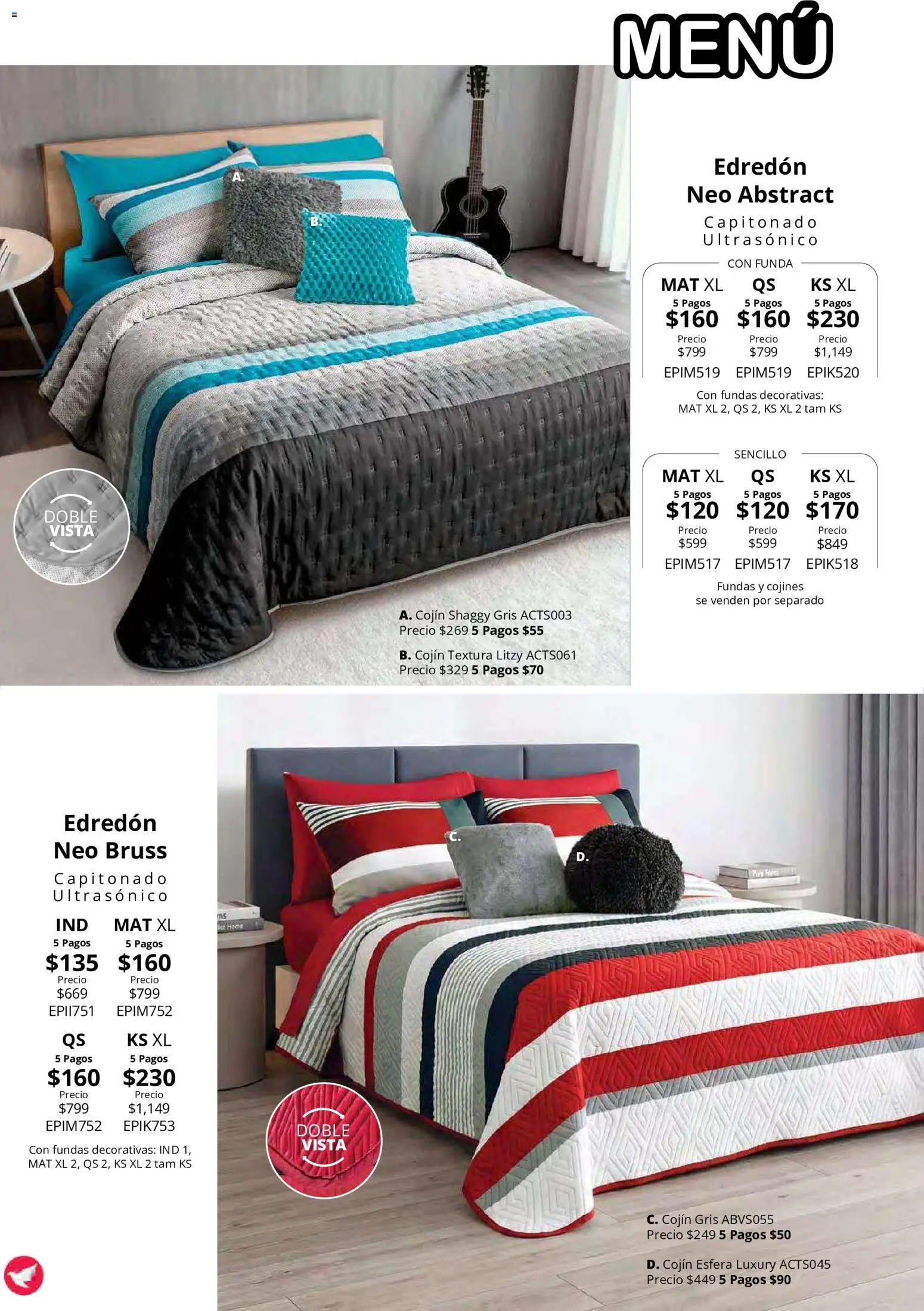 Vista previa las ofertas de la tienda Colchas Concord - Colchas Concord catálogo desde el 15/10/2026 