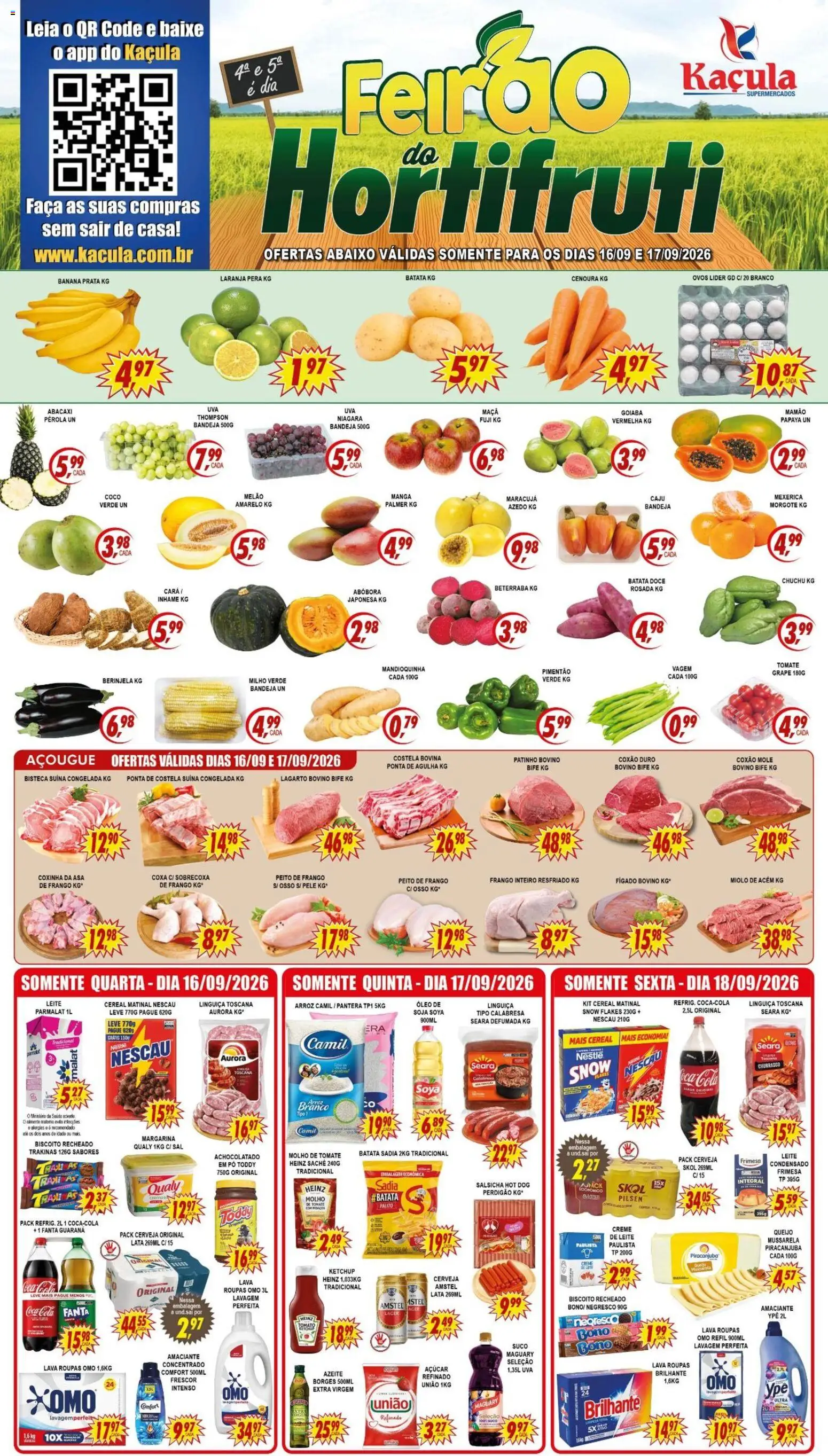 Pré-Visualização do folheto "Kaçula - Ofertas da semana" da loja Kaçula válido a partir de 16/09/2026
