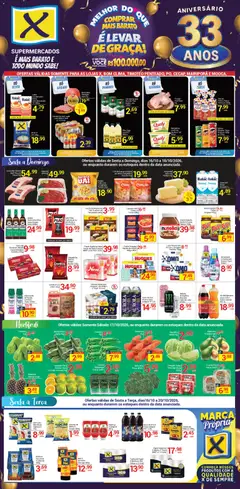 Pré-Visualização do folheto "X Supermercados - Ofertas da semana" da loja X Supermercados válido a partir de 16/10/2026