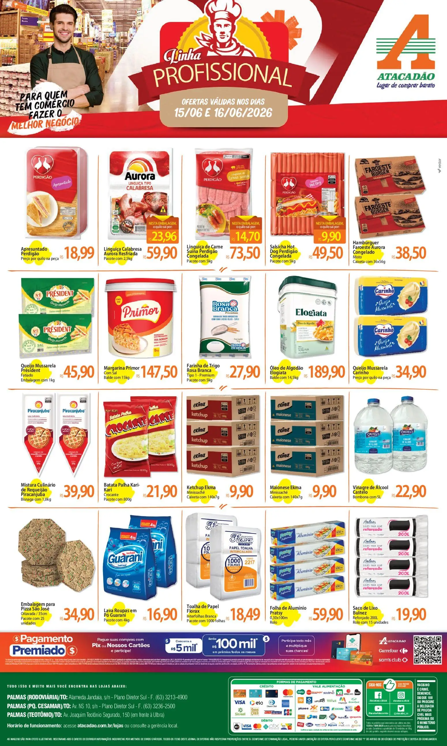 Pré-Visualização do folheto "Atacadão ofertas - TO" da loja Atacadão válido a partir de 15/06/2026