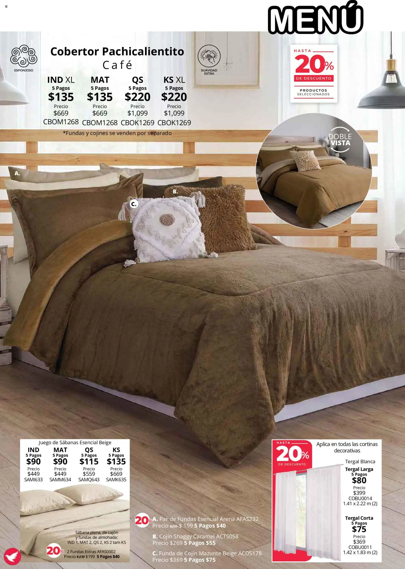 Vista previa las ofertas de la tienda Colchas Concord - Colchas Concord catálogo Colección Cobertor desde el 01/08/2026 