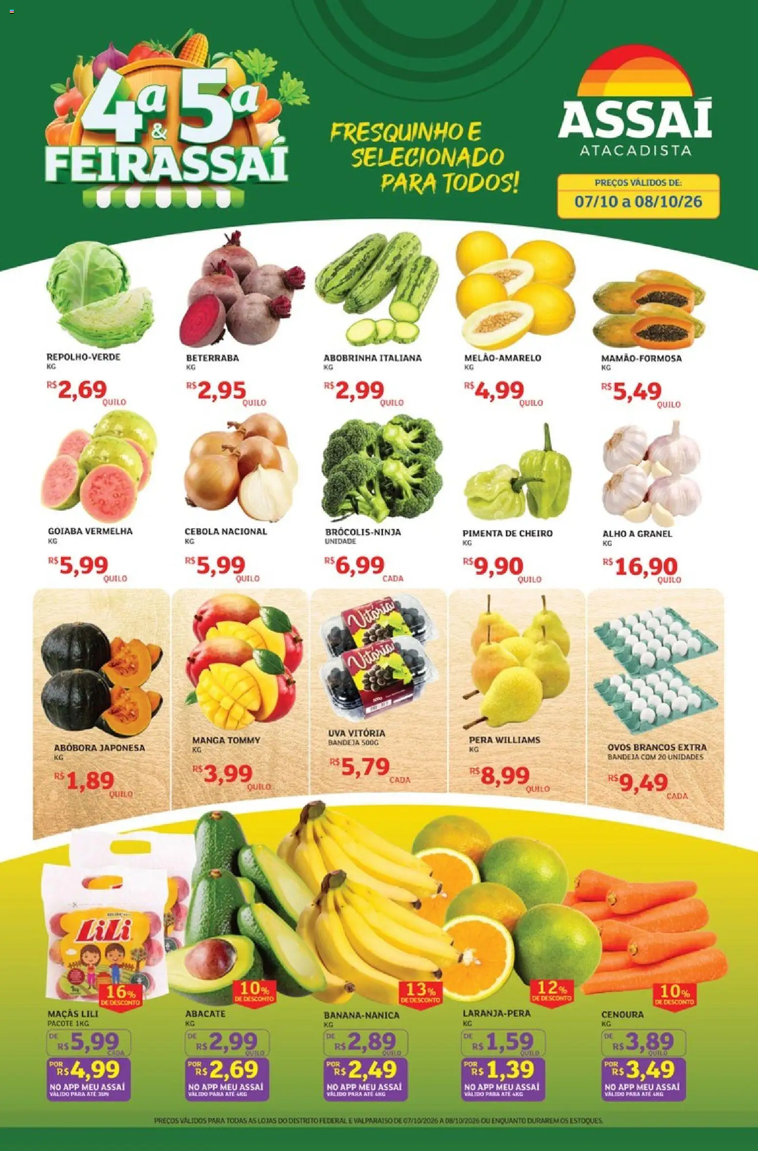 Pré-Visualização do folheto "Assaí Atacadista ofertas - DF" da loja Assaí Atacadista válido a partir de 07/10/2026