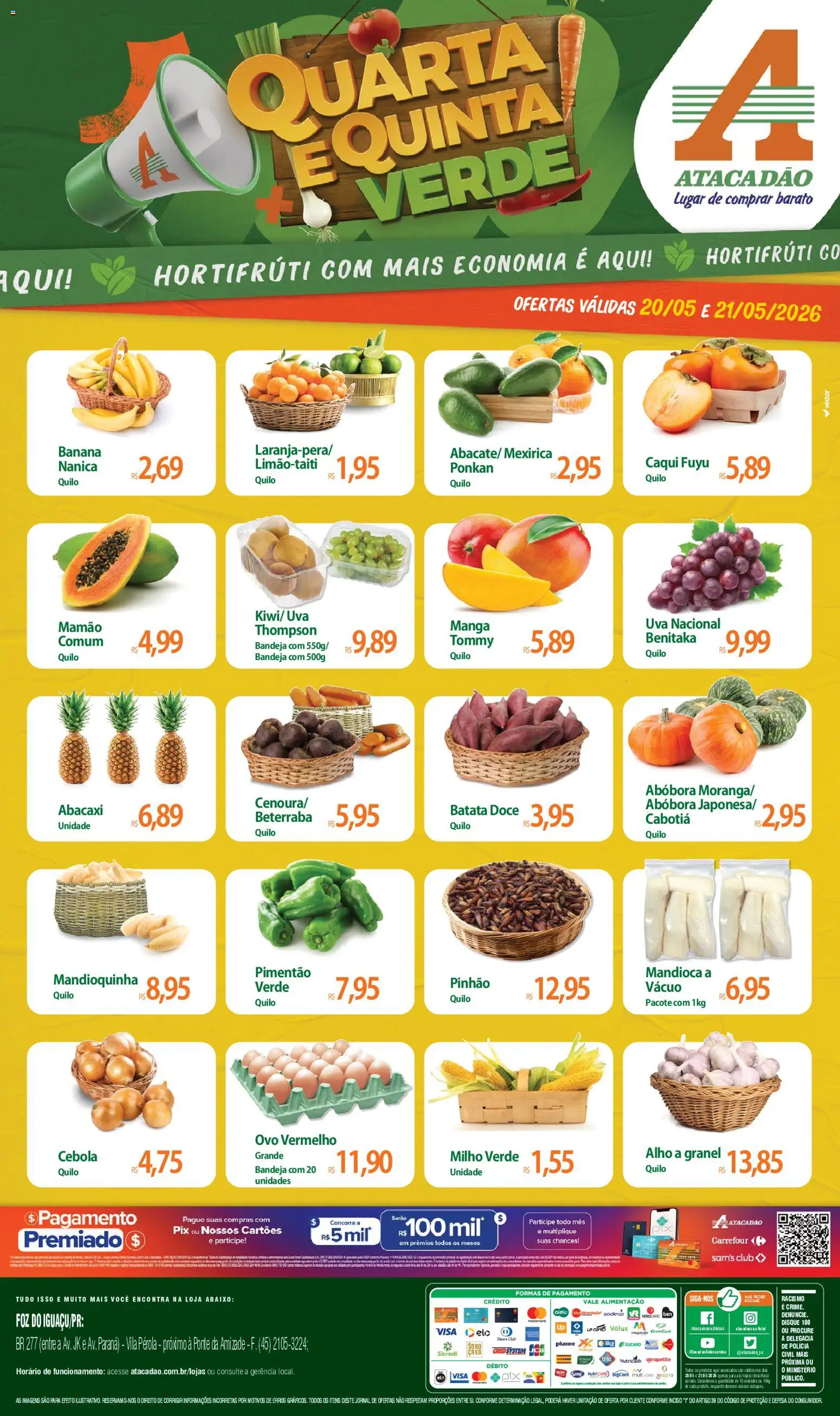 Pré-Visualização do folheto "Atacadão ofertas - PR" da loja Atacadão válido a partir de 20/05/2026