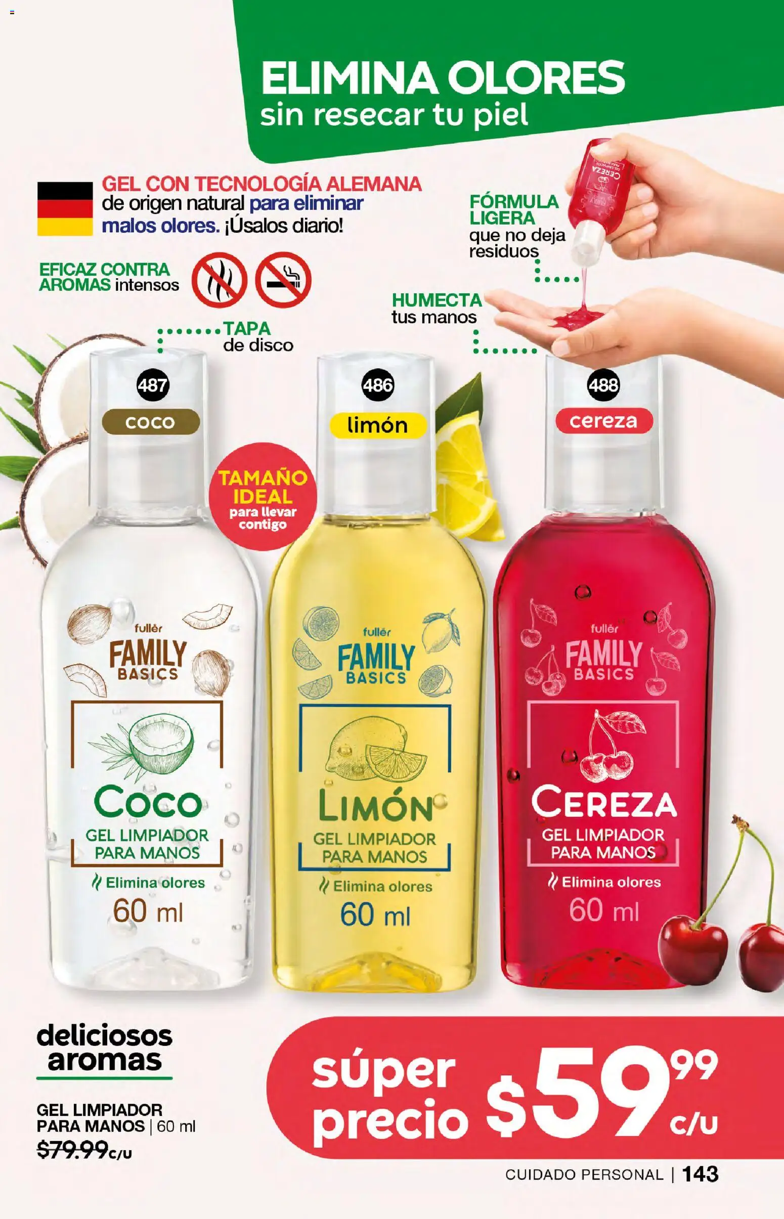 Vista previa las ofertas de la tienda Fuller - Campaña 23 2026 desde el 18/02/2026 - Coco, Limón, Disco, Limpiador