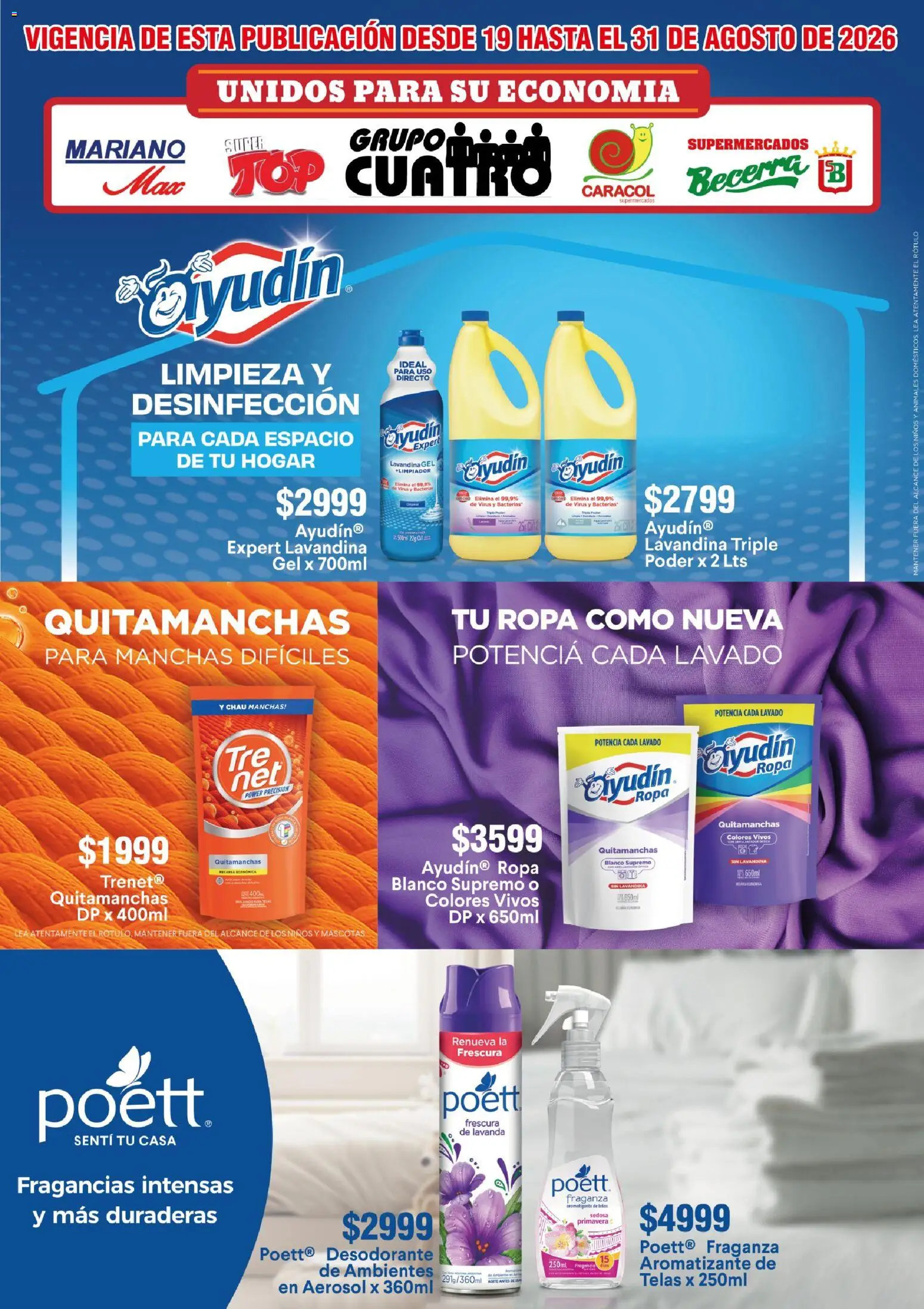 Vista previa del folleto de la tienda Mariano Max válido desde el 19/08/2026 
