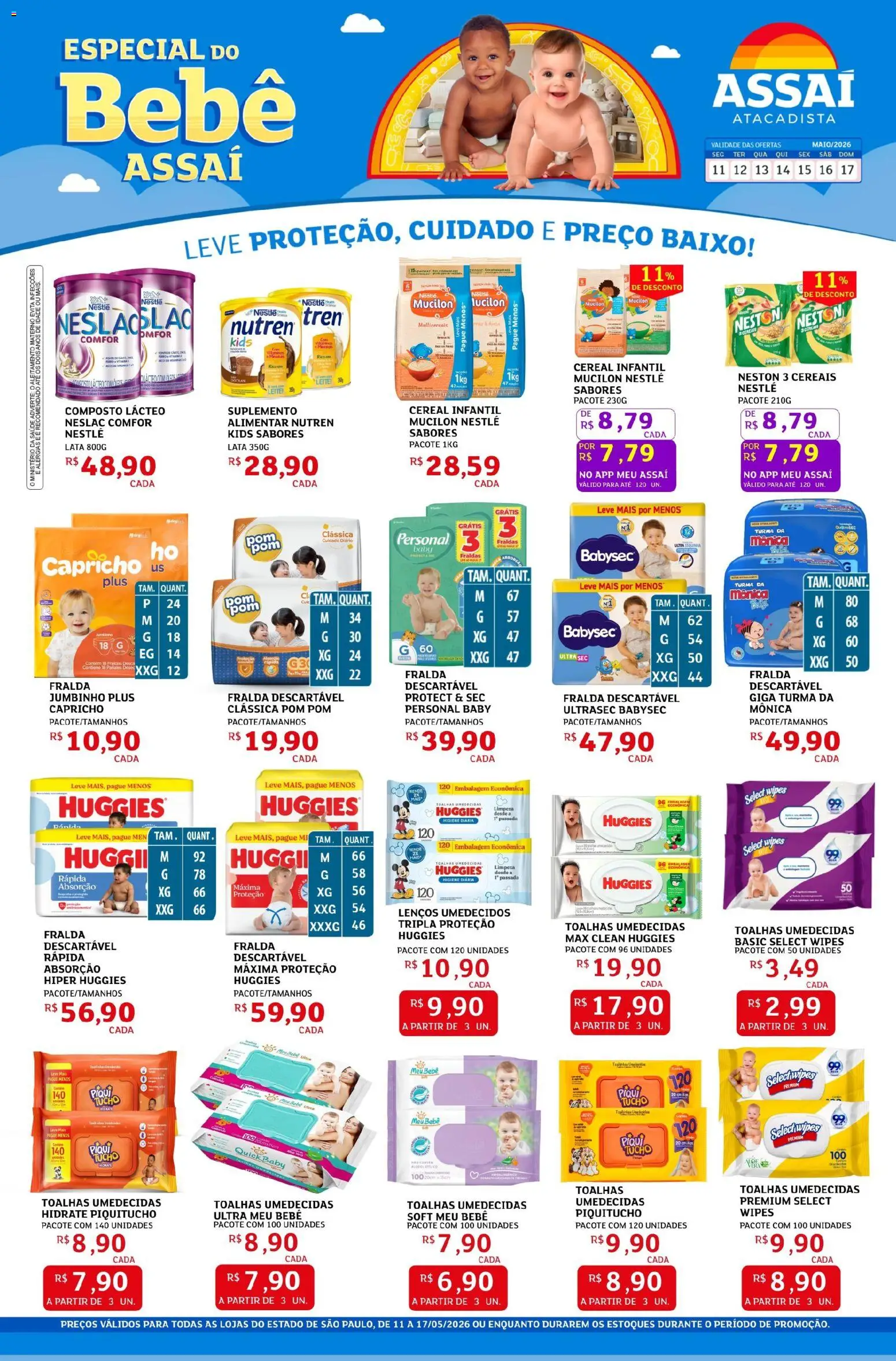 Pré-Visualização do folheto "Assaí Atacadista ofertas - SP" da loja Assaí Atacadista válido a partir de 11/05/2026
