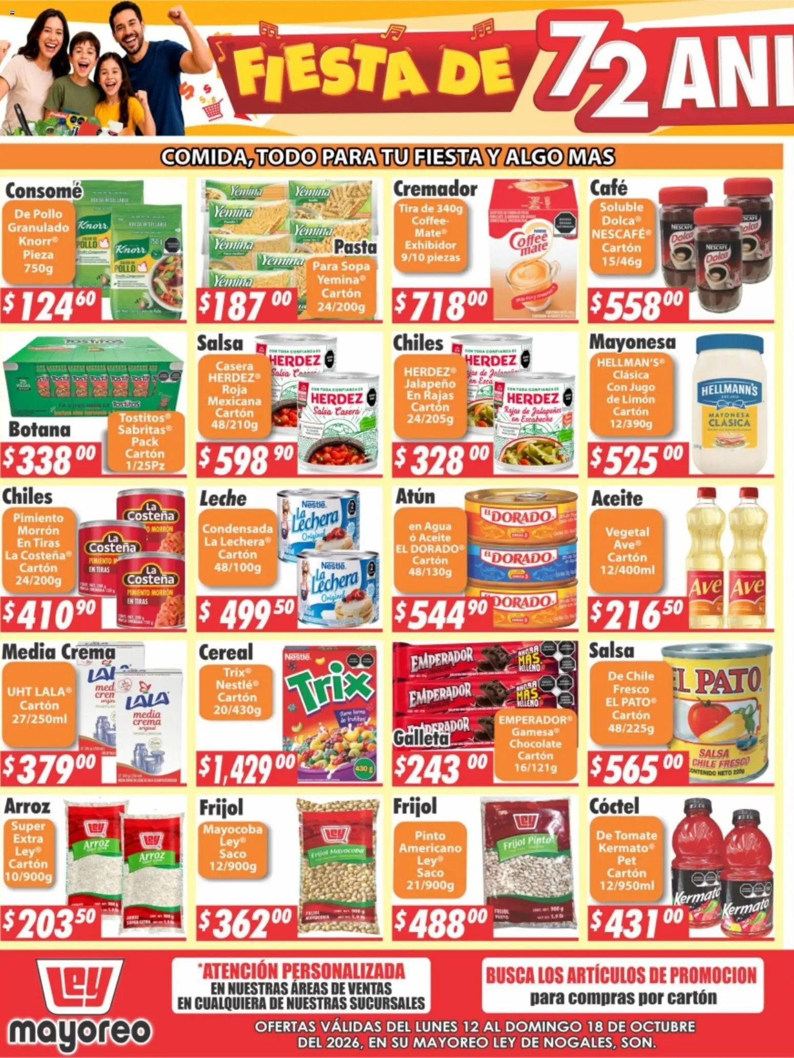 Vista previa las ofertas de la tienda Casa Ley - Casa Ley folleto Nogales desde el 12/10/2026 