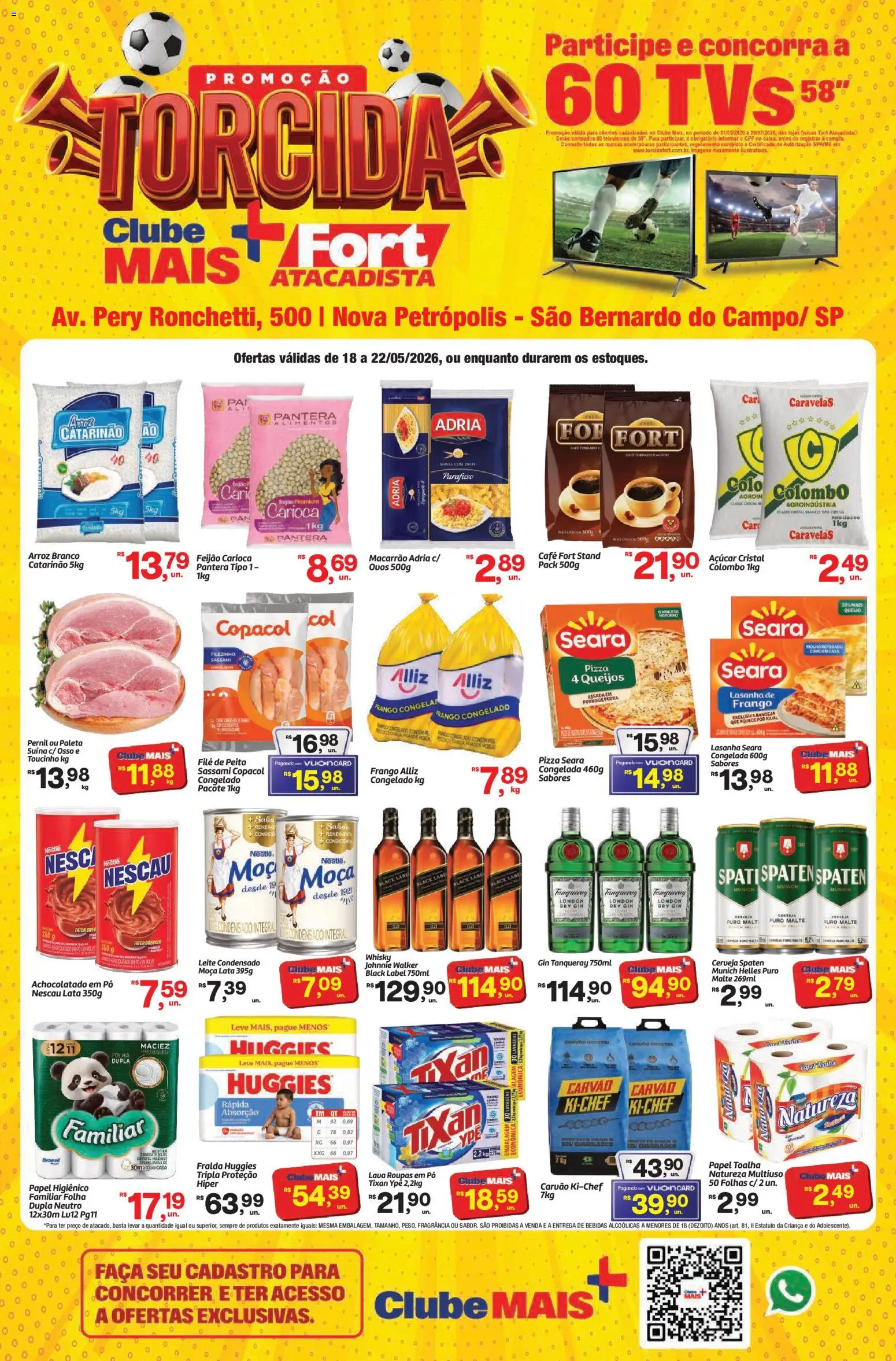 Pré-Visualização do folheto "Fort Atacadista - Ofertas da semana" da loja Fort Atacadista válido a partir de 18/05/2026