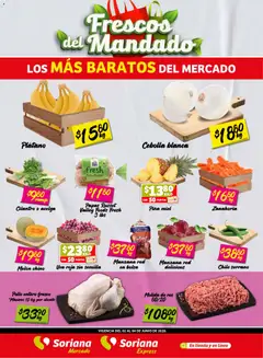 Vista previa las ofertas de la tienda Soriana - Soriana Frescos del Mandado Mercado: Saltillo y Torreón desde el 02/06/2026 