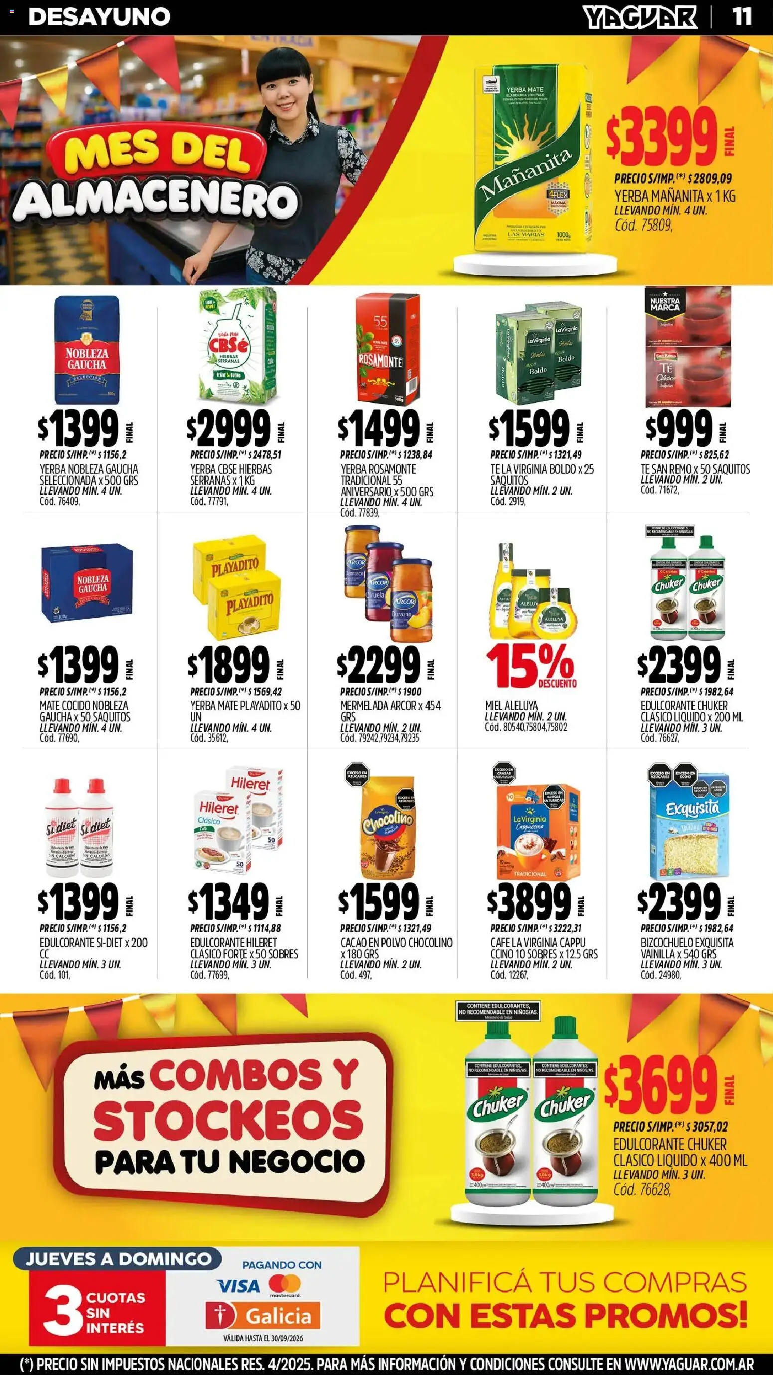 Vista previa del folleto de la tienda Yaguar válido desde el 31/08/2026 