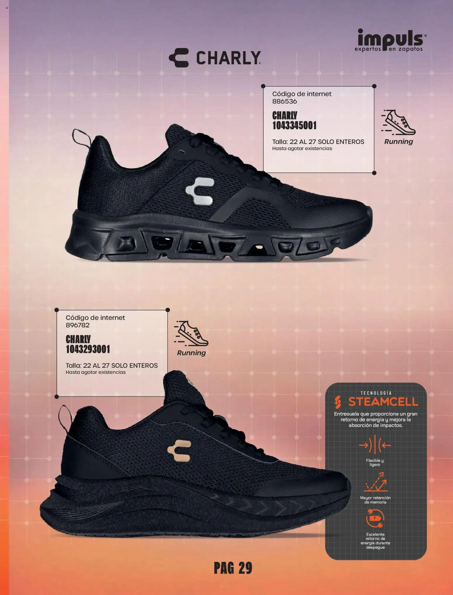 Vista previa las ofertas de la tienda Impuls - Impuls catálogo Urban Sport desde el 01/09/2026 - Zapatos, Flexible