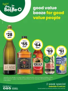 Preview of catalogue The Bottle-O catalogue Binningup from shop The Bottle-O valid 26/10/2026