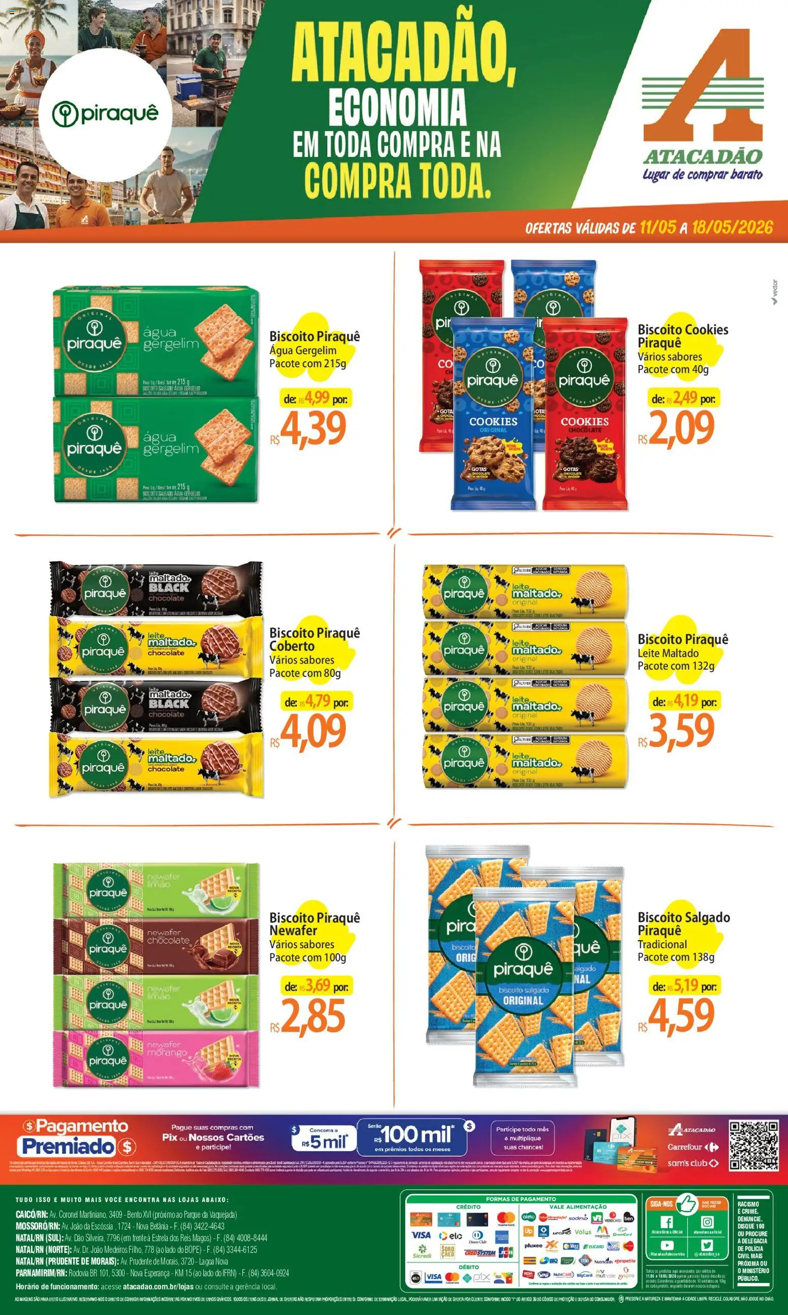Pré-Visualização do folheto "Atacadão ofertas - RN" da loja Atacadão válido a partir de 11/05/2026